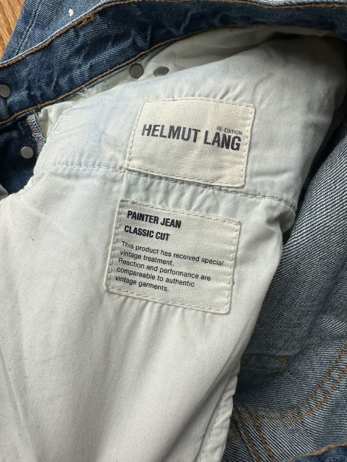 Helmut Lang Helmut Lang Painters Size US 31 - 5 Thumbnail