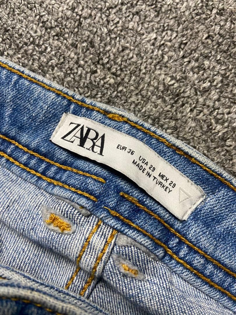 Zara Zara Distressed Denim Ripped Jeans (175) Size US 28 / EU 44 - 4 Thumbnail