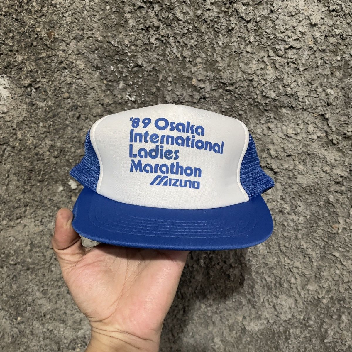 Mizuno Vintage mizuno trucker 89 osaka international marathon Size ONE SIZE - 1 Thumbnail