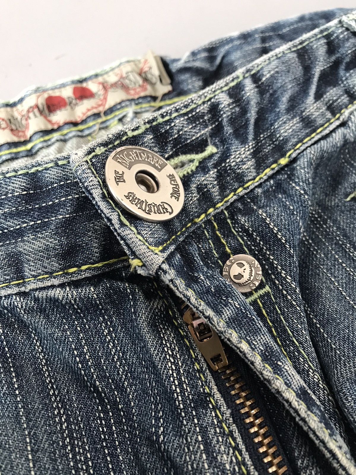 Designer Vintage Y2k Style Eaggaged Fit Denim Size US 34 / EU 50 - 10 Thumbnail