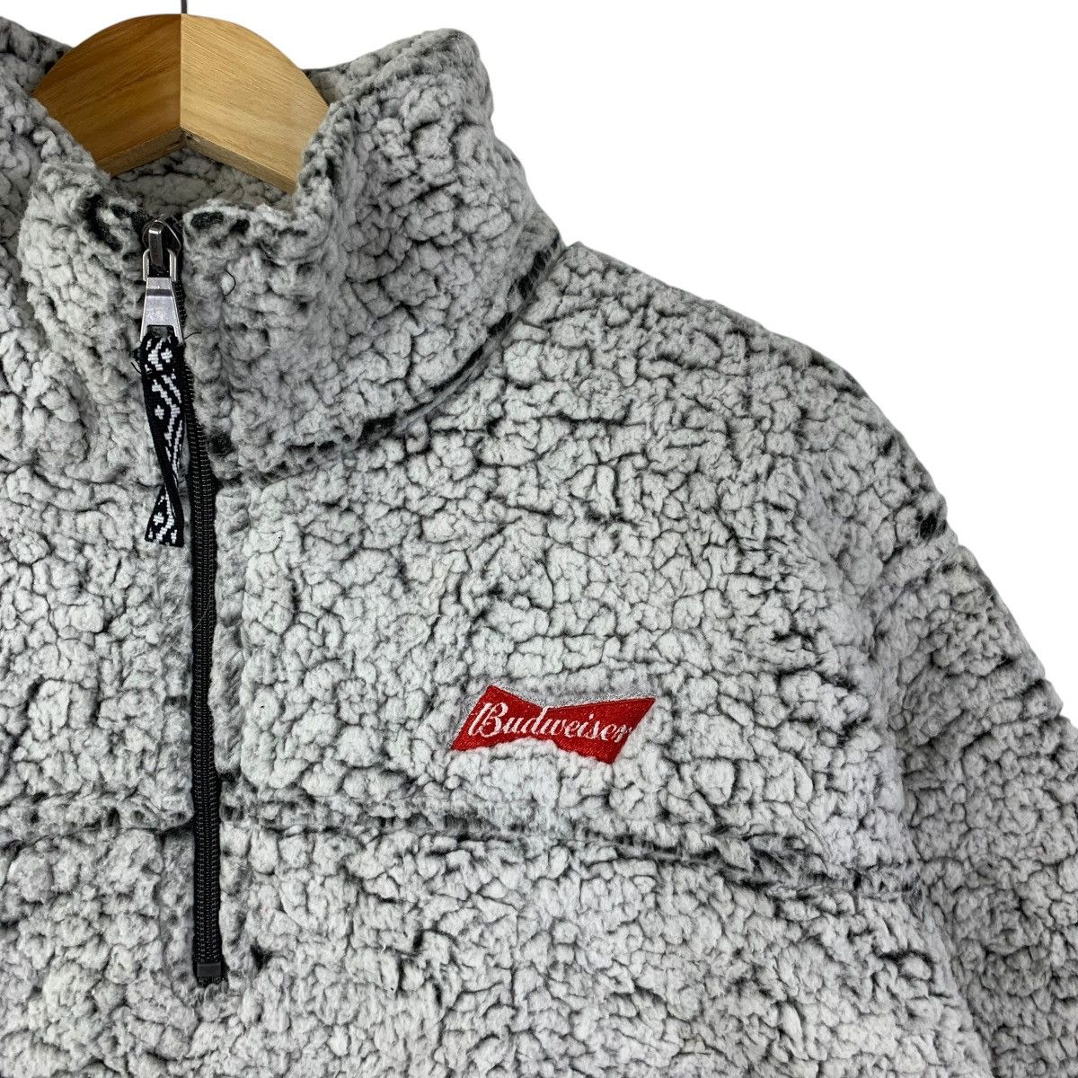Budweiser BUDWEISER Boxercraft Sherpa Fleece Quarter Zip Jacket Size US XL / EU 56 / 4 - 5 Thumbnail