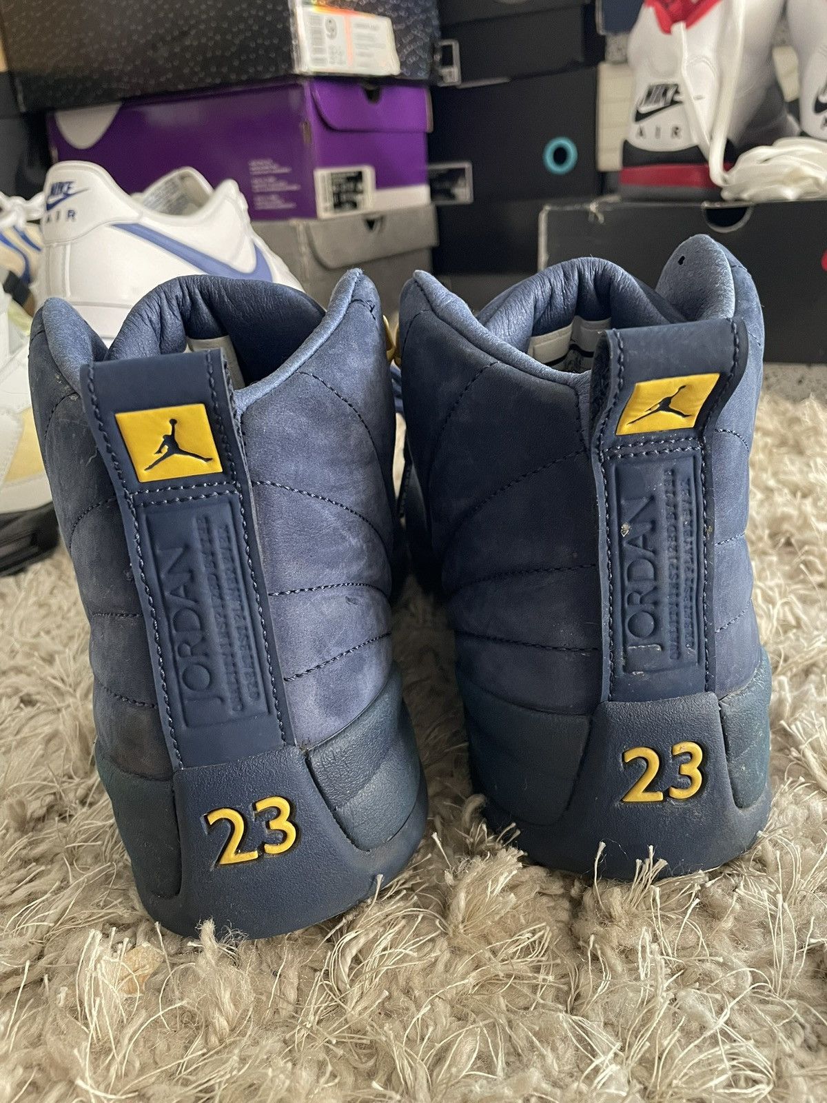 Jordan Brand Jordan 12 Michigan Size US 10 / EU 43 - 6 Thumbnail