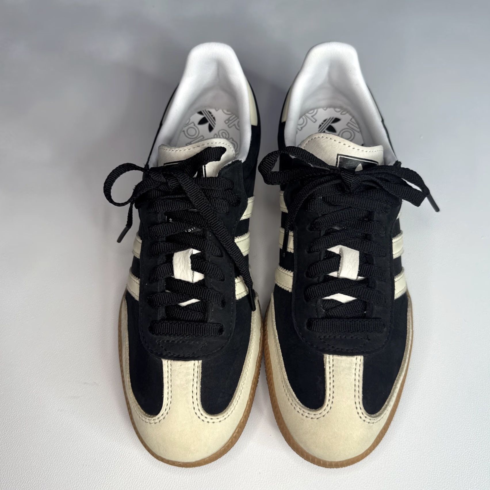 Adidas Adidas Samba OG W Core Black Wonder White Silver Sneakers IE5836 Women’s US 7.5 Leather Upper Low Top Casual Athletic Size US 8 / IT 38 - 4 Thumbnail