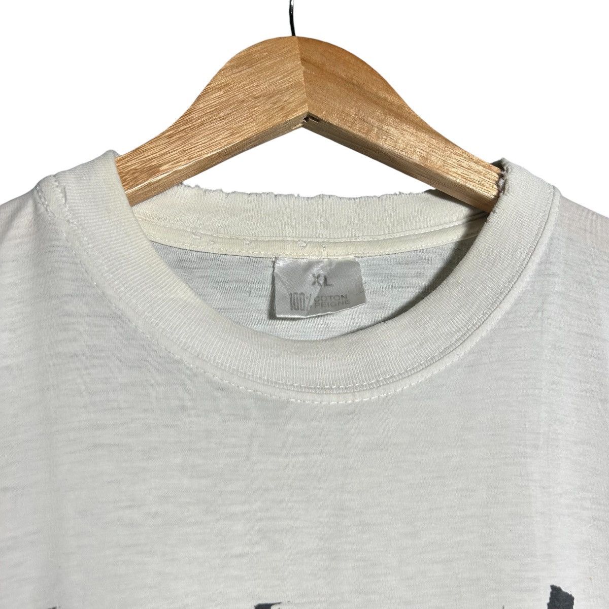 Vintage Vintage 90s Vivre Debout Art Tshirt Size XL / US 12-14 / IT 48-50 - 4 Thumbnail