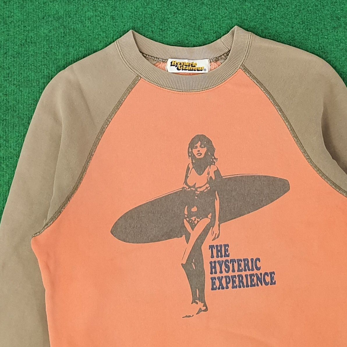Hysteric Glamour Vintage Hysteric Glamour Raglan Sweatshirt C254N18 Size XS / US 0-2 / IT 36-38 - 2 Thumbnail