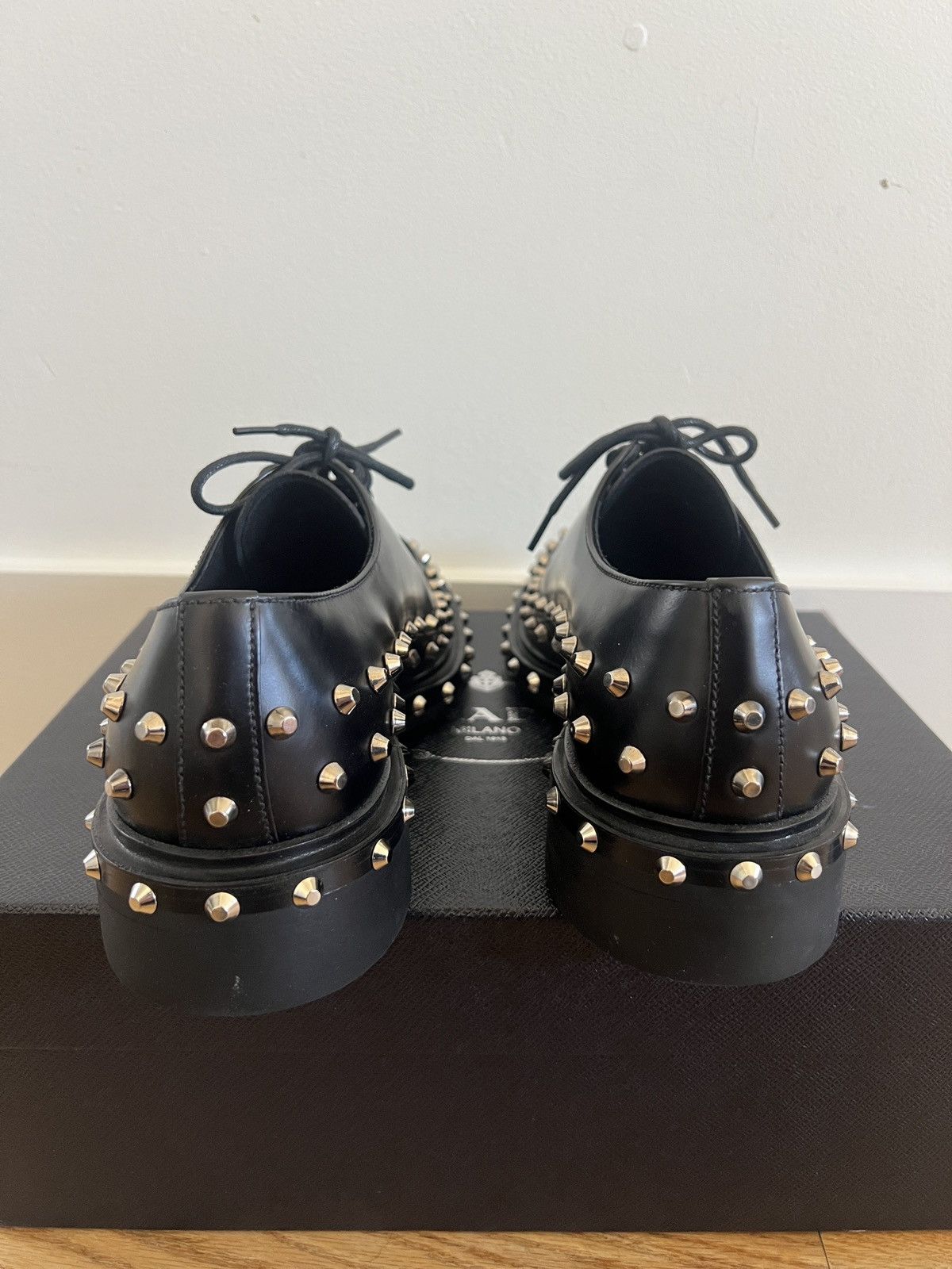 Prada Studded leather shoes Size US 6 / EU 39 - 5 Thumbnail