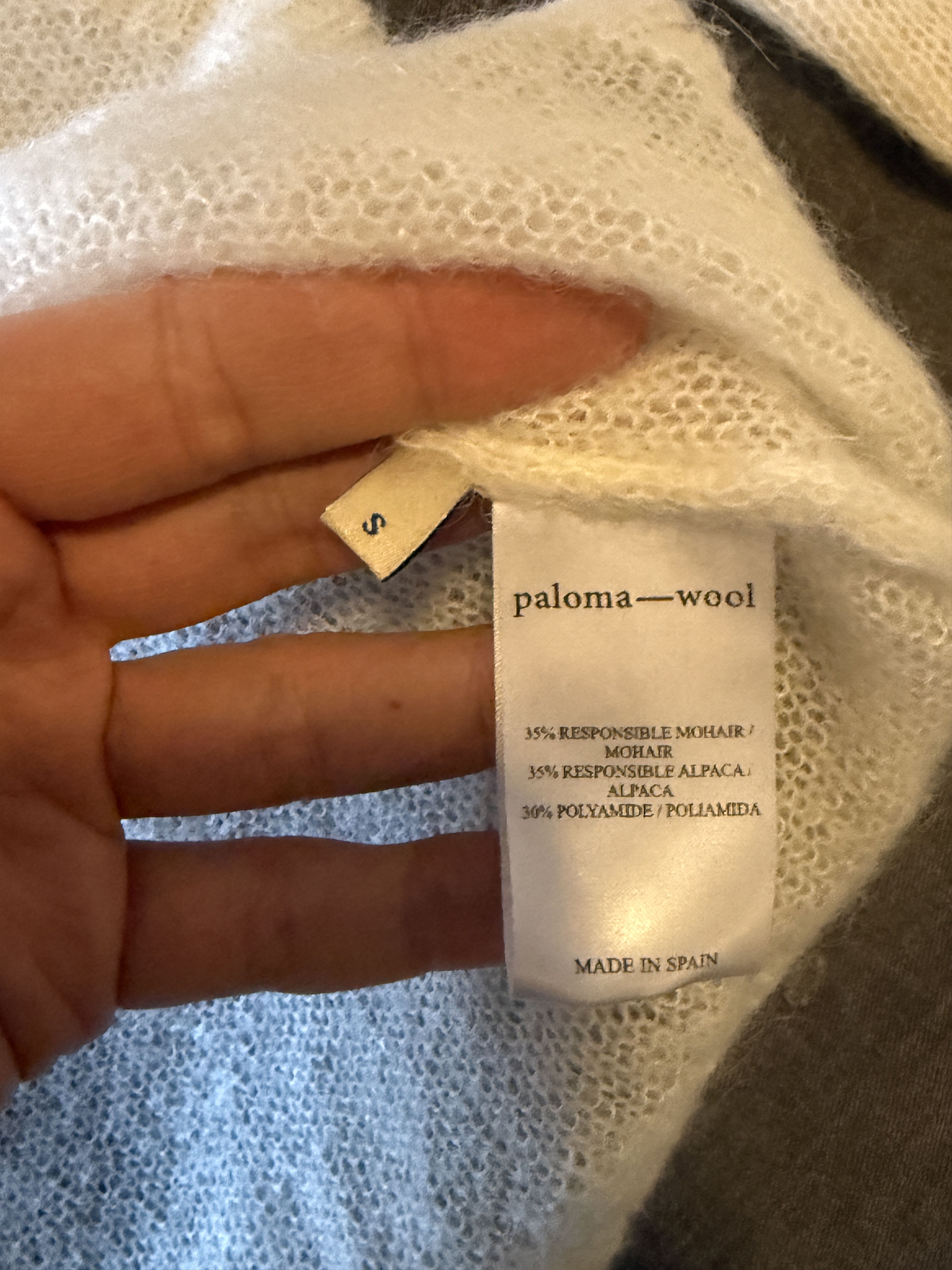 Paloma Wool White wool sweater Size US S / EU 44-46 / 1 - 3 Thumbnail