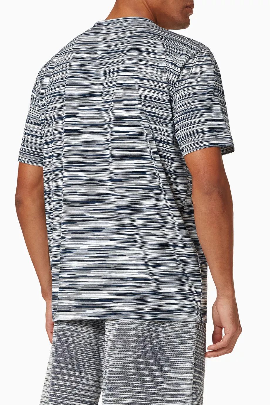 Missoni o1y0225 Crewneck T-Shirt in Multicolor Size US XL / EU 56 / 4 - 3 Thumbnail