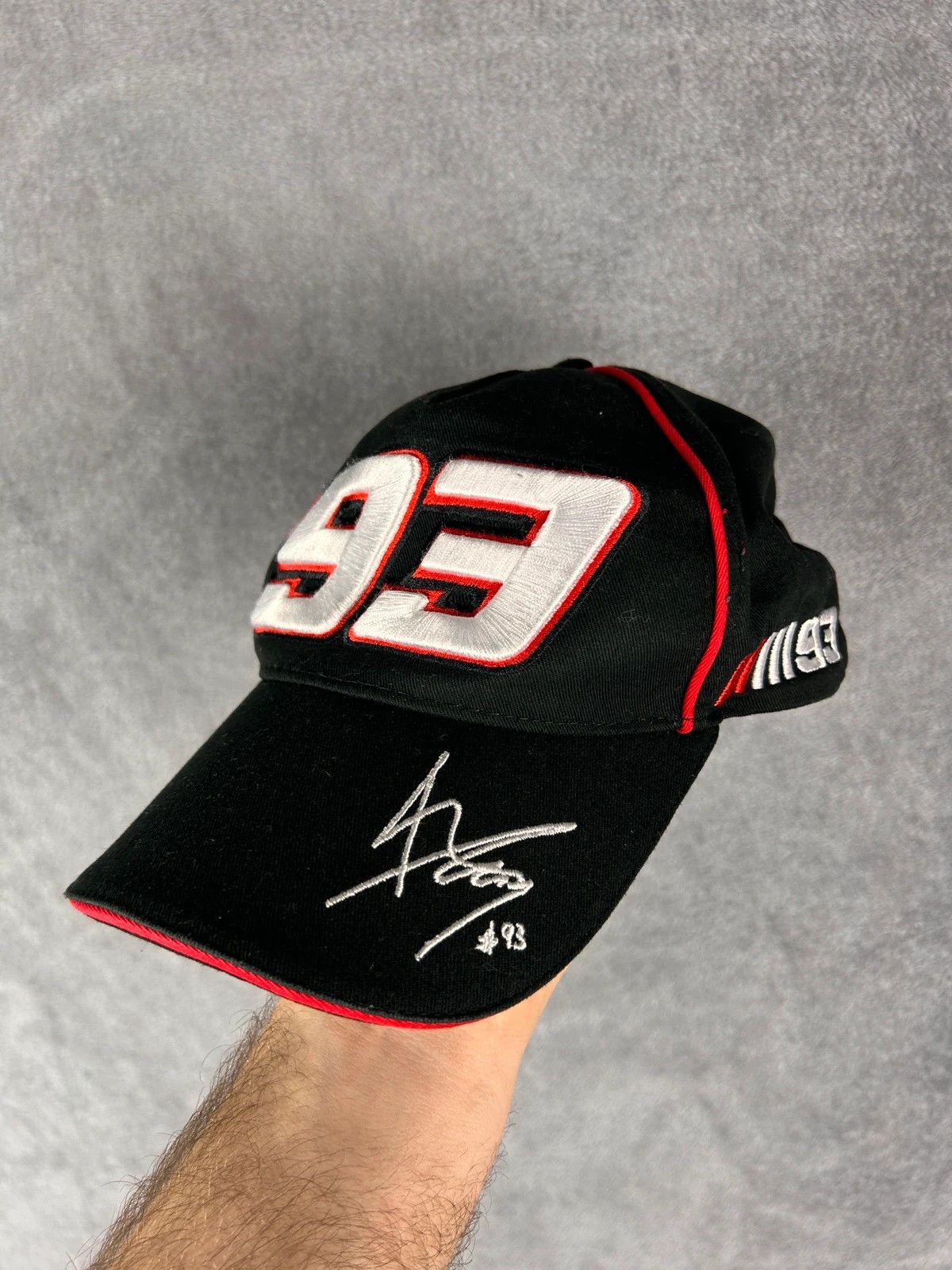 Other Marc Marquez black cap 93 racing motorcycle MotoGP Size ONE SIZE - 1 Thumbnail
