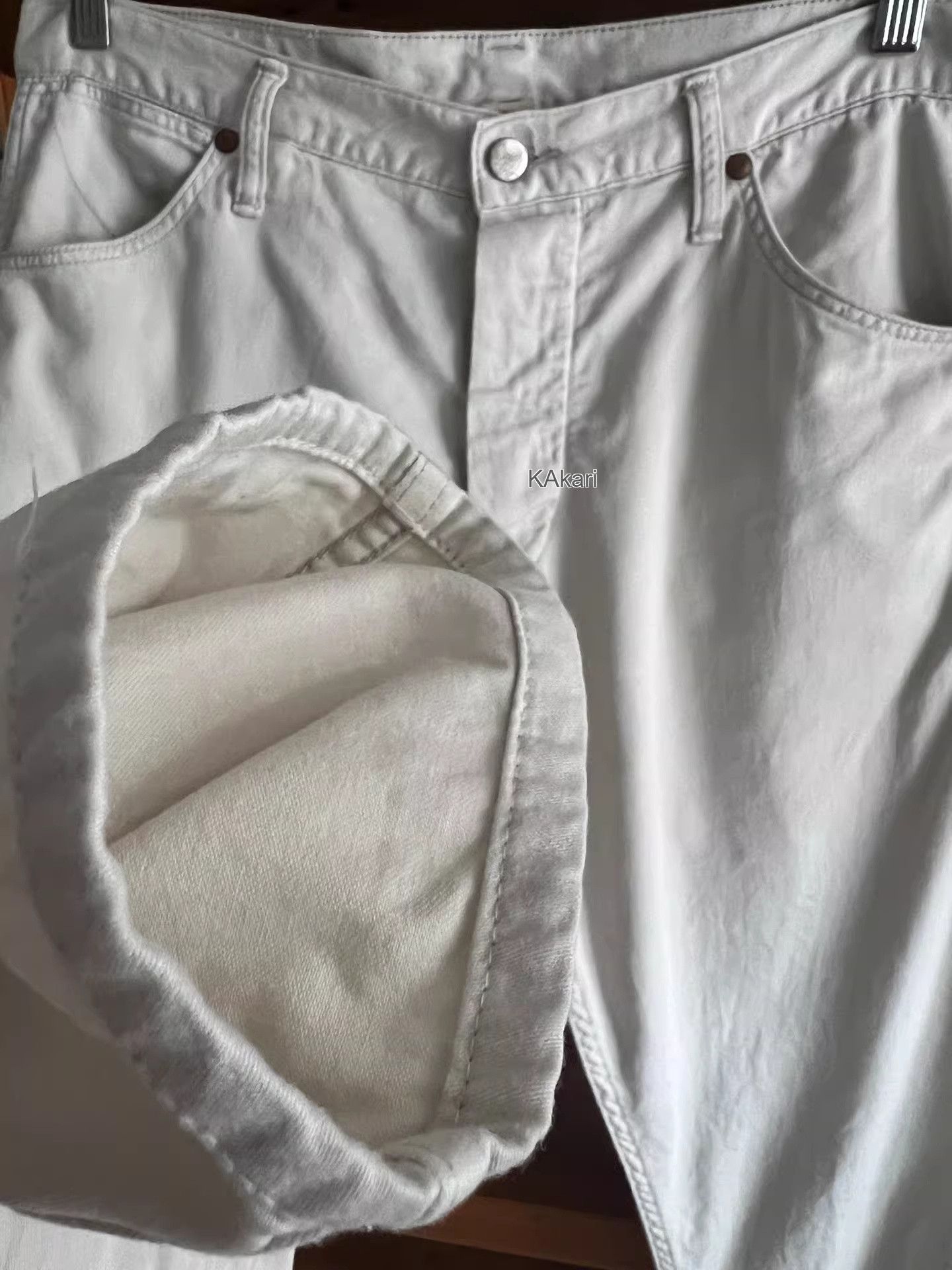 RRL Ralph Lauren RRL Double RL Cream Denim Jeans Size US 26 / EU 42 - 4 Thumbnail