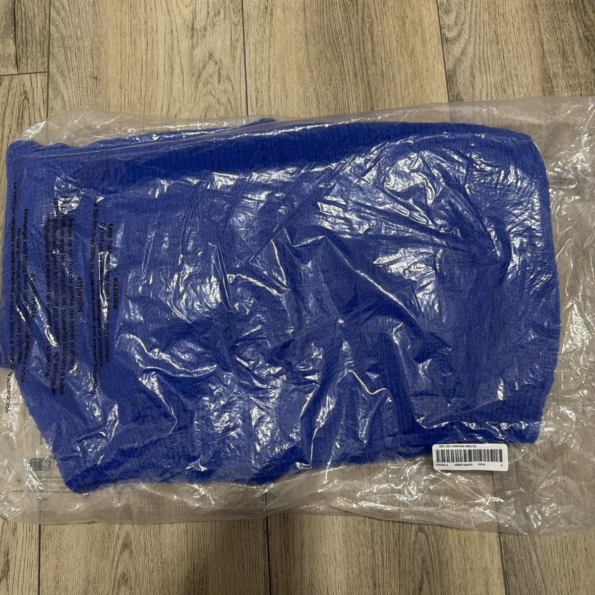 Supreme Supreme Box Logo Cowichan Sweater 'Royal' Size US S / EU 44-46 / 1 - 3 Thumbnail