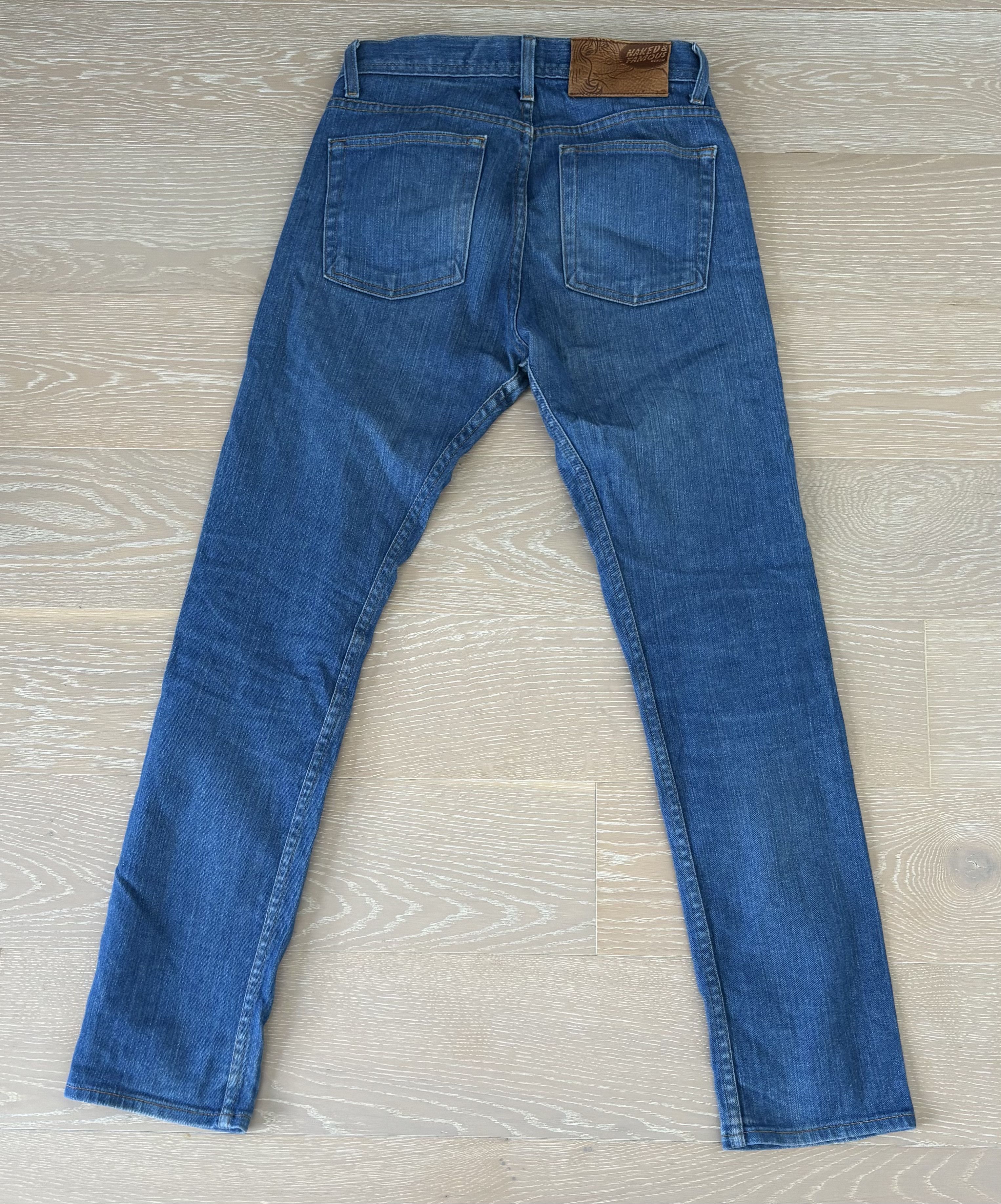 Naked & Famous Naked & Famous Weird Guy Island Blue Selvedge Size US 28 / EU 44 - 2 Thumbnail