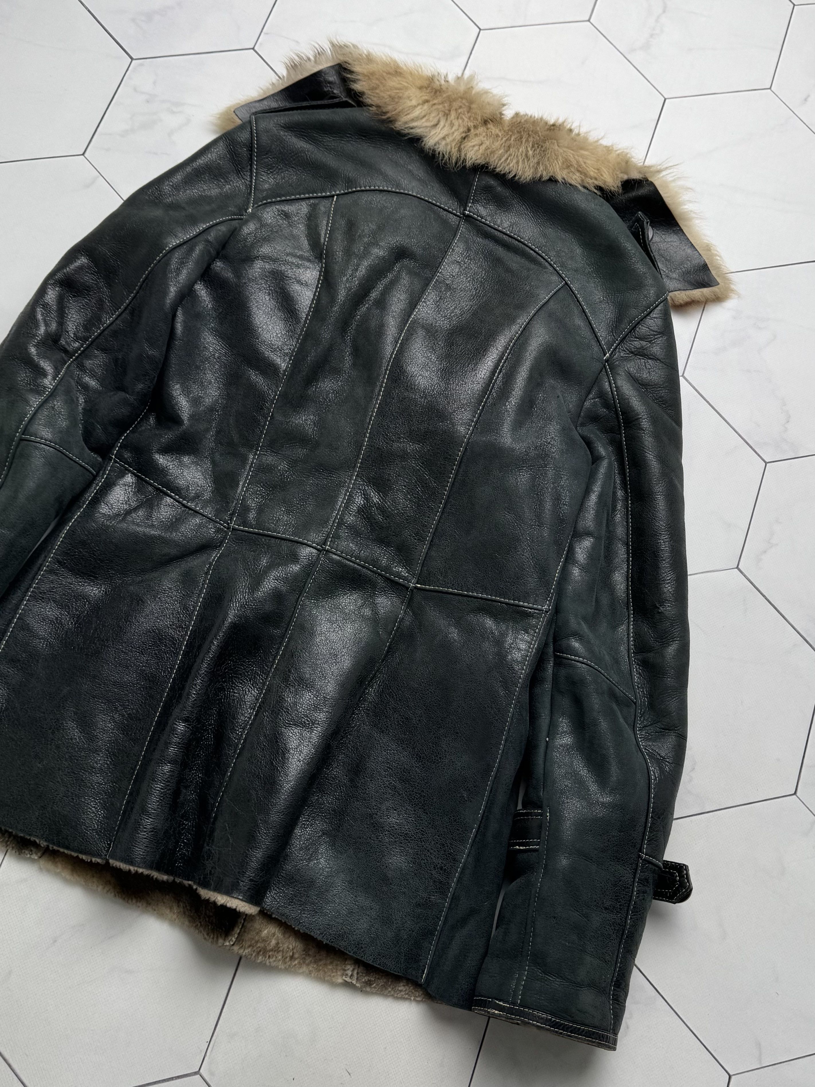 Vintage Vintage Real Sheepskin Coat (B550) Size M / US 6-8 / IT 42-44 - 14 Thumbnail