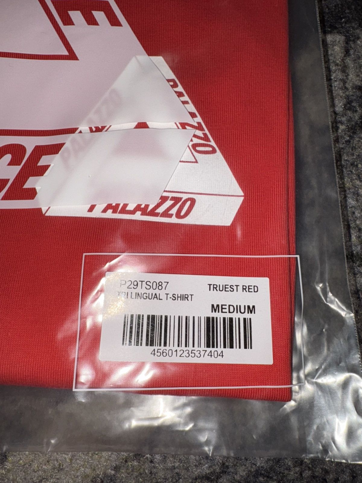 Palace Italian Tri Lingual T-Shirt Red