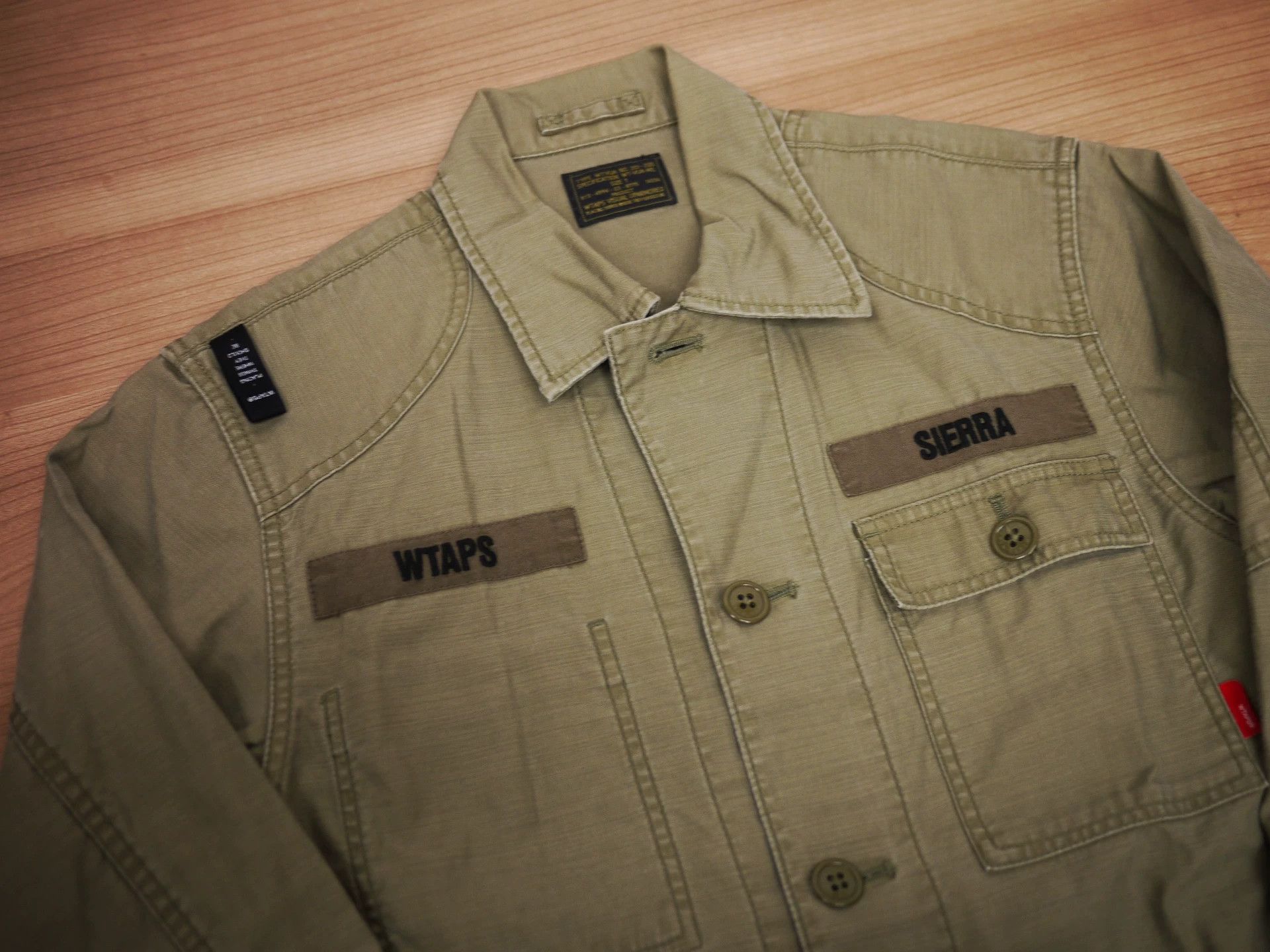 Wtaps Wtaps Juncle Shirt Olive S used no tags no pockets Size US S / EU 44-46 / 1 - 3 Thumbnail