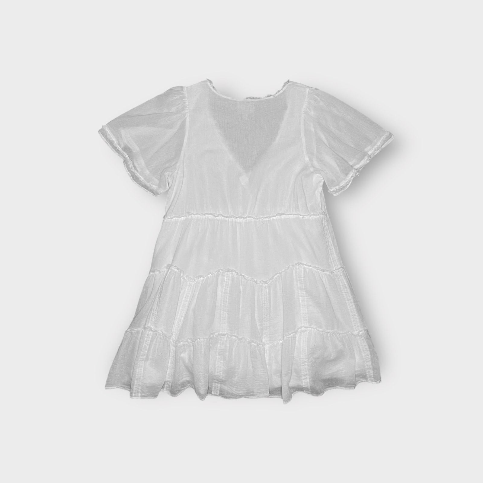 Show Me Your MuMu Show Me Your Mumu Alyssa Puff Sleeve Summer Mini Dress Size L / US 10 / IT 46 - 4 Thumbnail