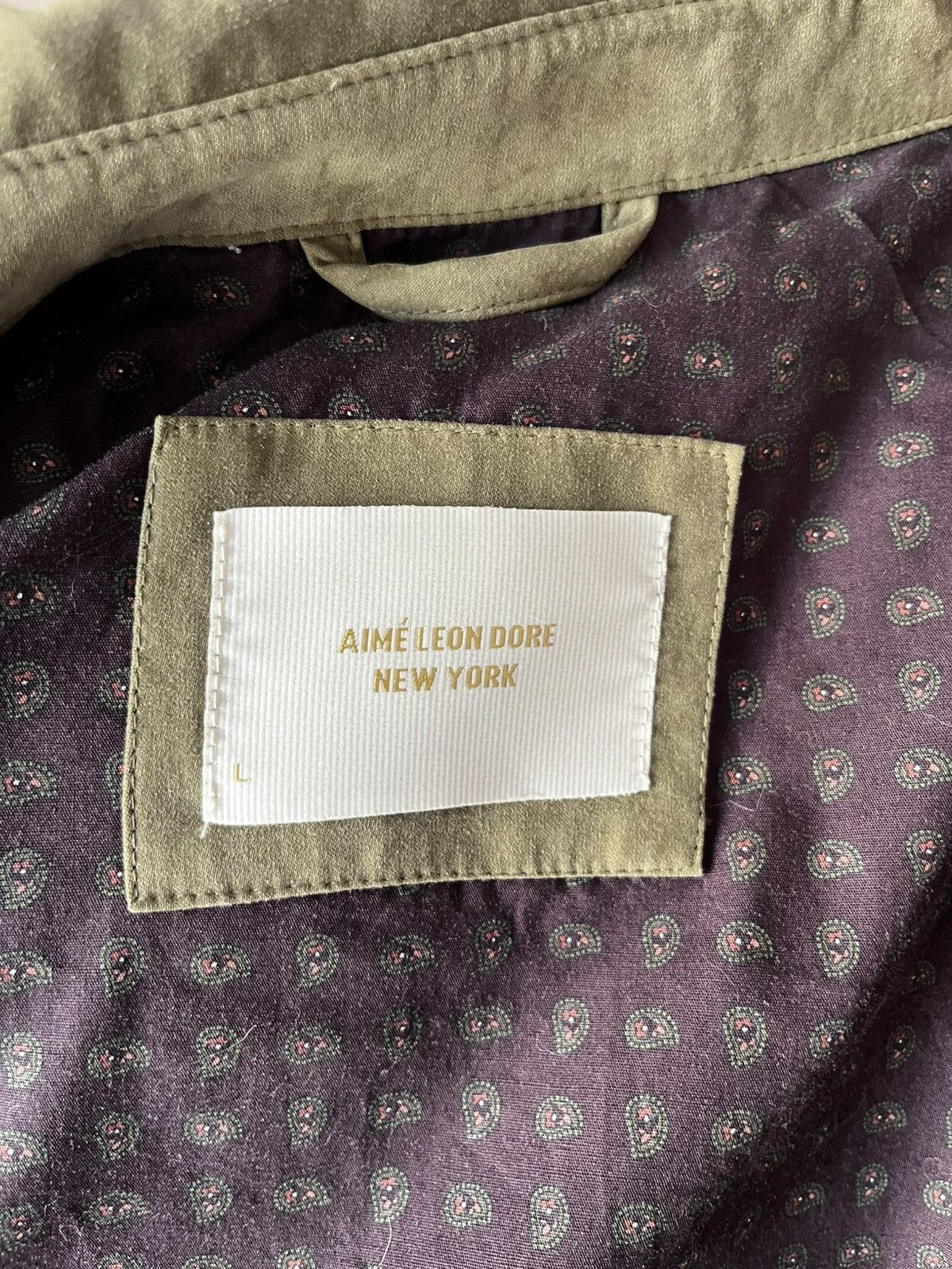 Aime Leon Dore Army-green jacket Size US L / EU 52-54 / 3 - 11 Thumbnail