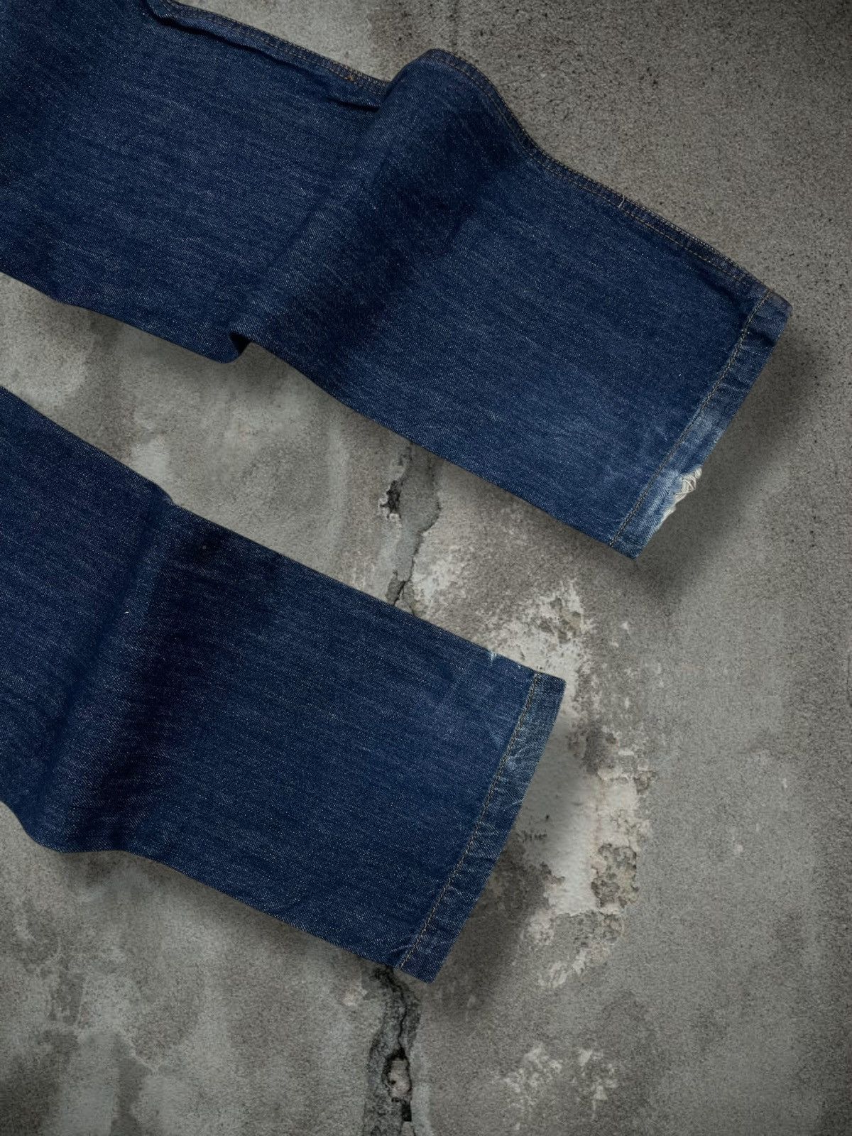 Japanese Brand Vintage Og Japan Designer Hanjiro Harajuku Double Knee Denim Size US 32 / EU 48 - 12 Thumbnail