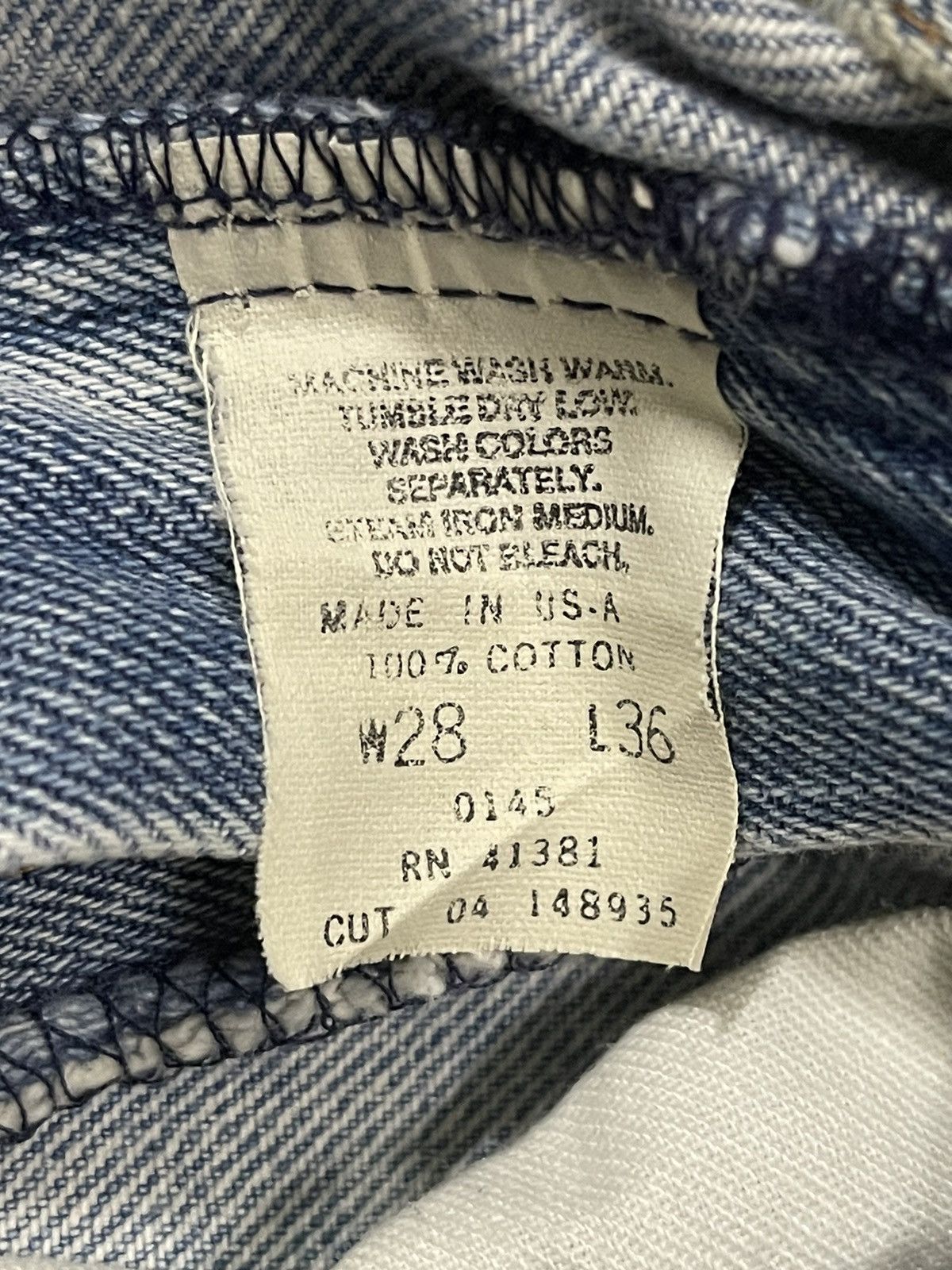 Polo Ralph Lauren Vintage 90s Made in Usa Polo Ralph Lauren Distressed Jeans Size US 27 - 8 Thumbnail