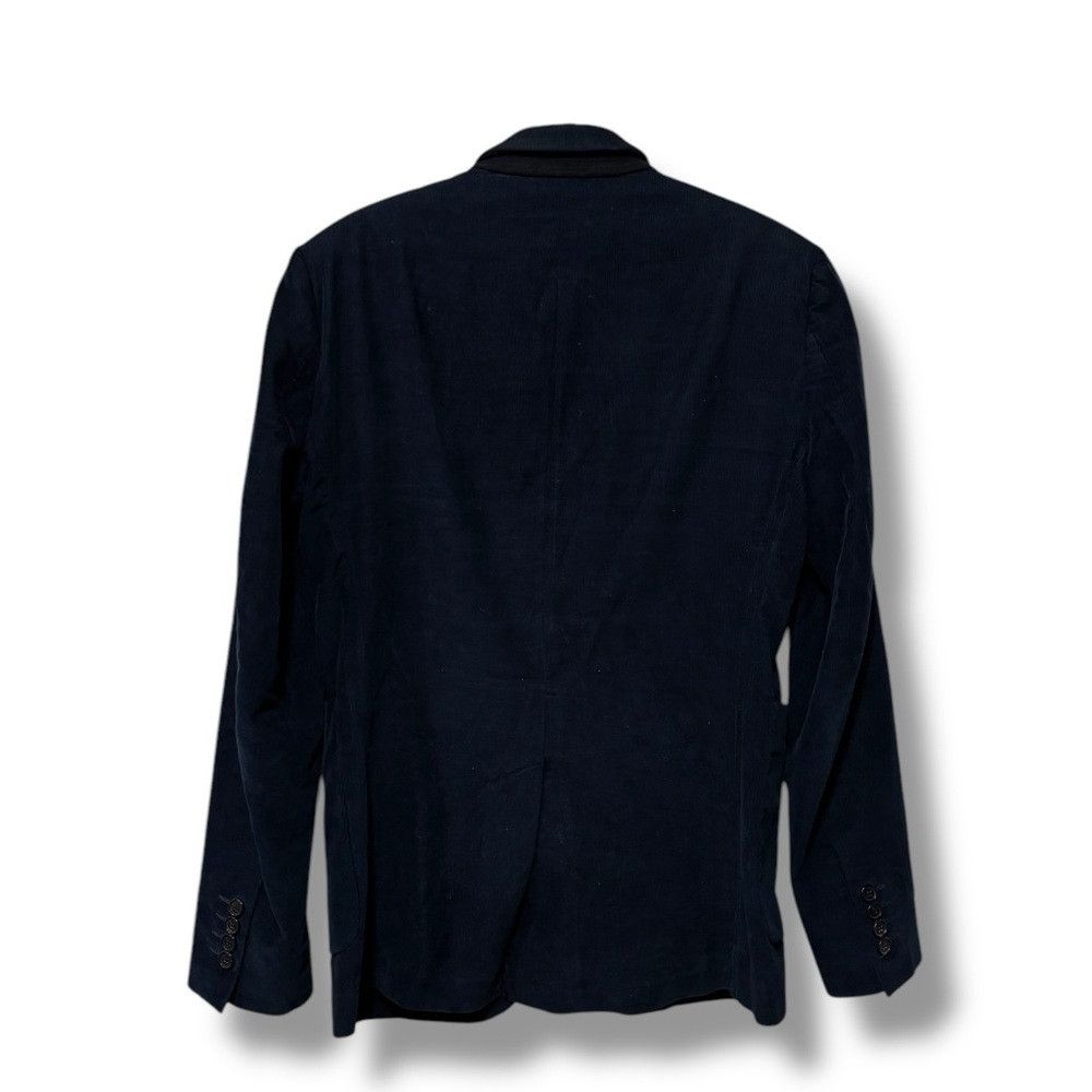 Burberry Burberry Men's Corduroy Navy Blue Blazer Jacket Size 44R Size 44R - 2 Thumbnail