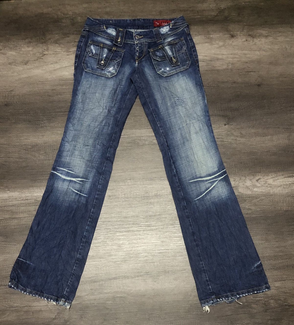 If Six Was Nine × Japanese Brand Trois Filles Jeans Bush Pants Design 3.F.I.J Denim Size 30" / US 8 / IT 44 - 7 Thumbnail