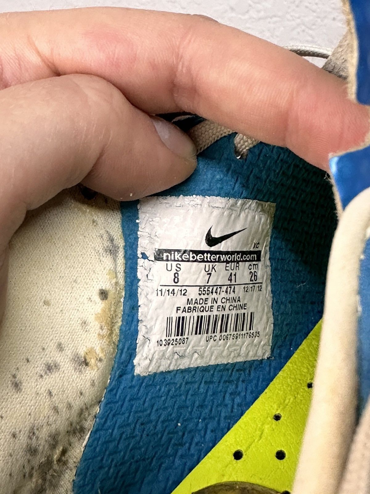Nike Rare football Caps Nike Mercurial Vapor IX FG 555447-474 Size US 8 / EU 41 - 13 Thumbnail