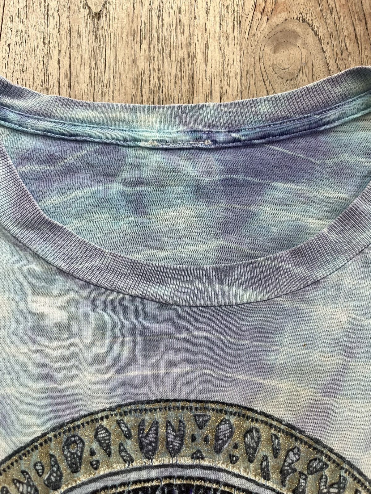 Band Tees Vintage ROBERT PLANT 1990’s tie-dye Tshirt Size US L / EU 52-54 / 3 - 5 Thumbnail