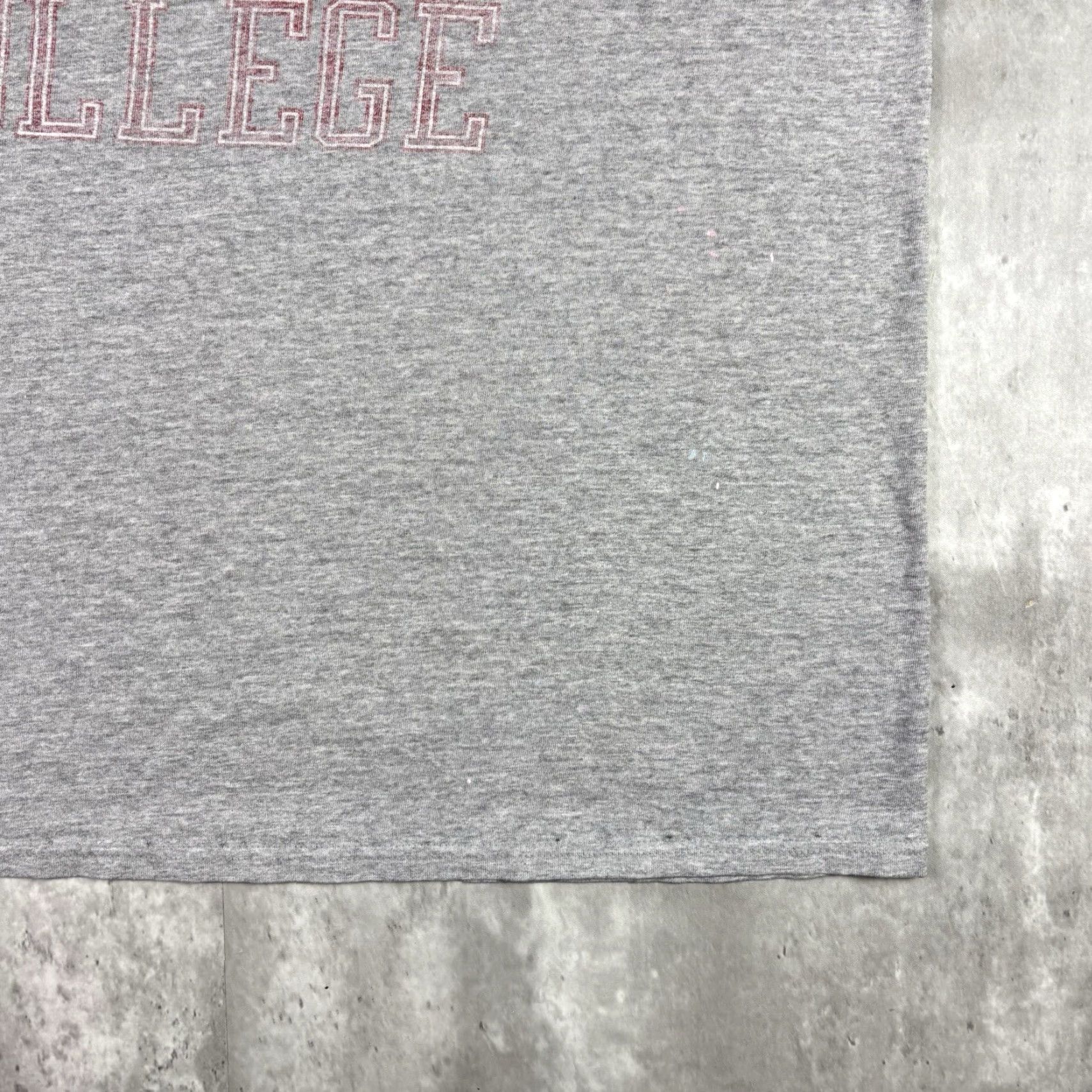 Jansport VINTAGE Albright College T Shirt Jansport Gray Short Sleeve Distressed Faded LG Size US L / EU 52-54 / 3 - 6 Thumbnail