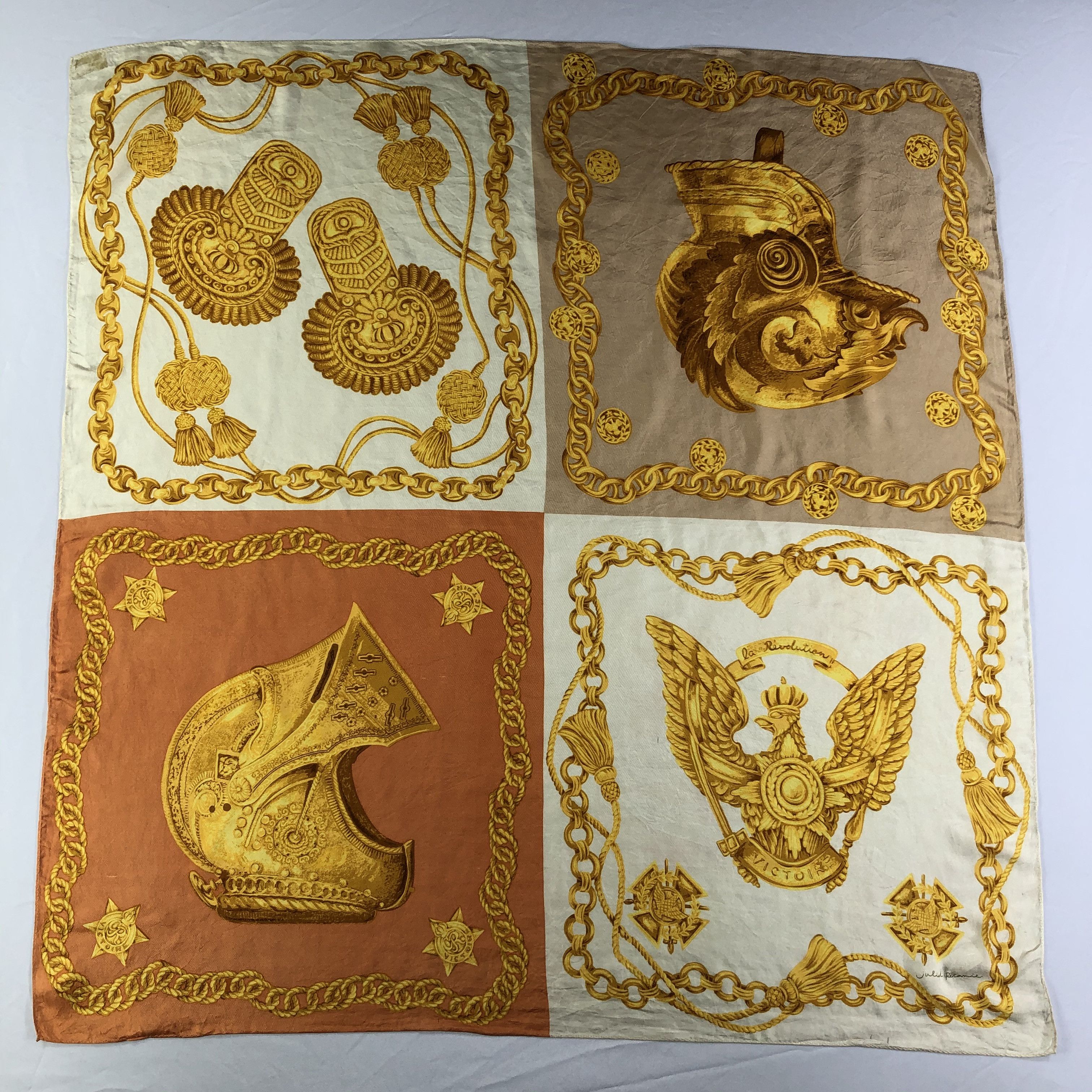 Vintage Vintage Juliet Recamier Silk Scarf Size ONE SIZE - 2 Thumbnail