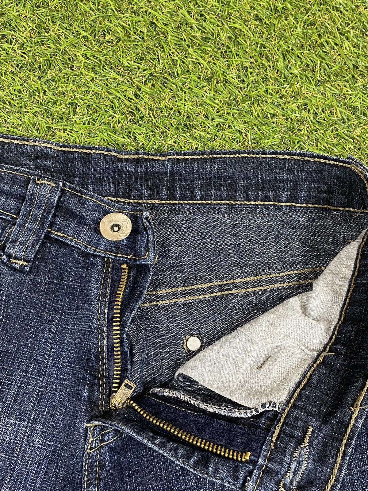 Japanese Brand × Vintage Vintage 90s Flare jeans denim streetwear style size 28 Size 28" / US 6 / IT 42 - 3 Thumbnail