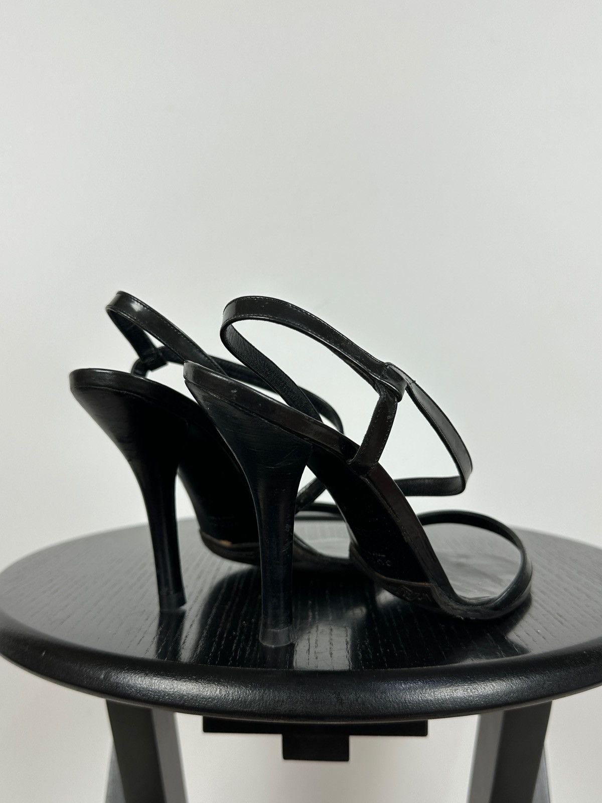 Gucci × Tom Ford × Vintage Vintage Gucci by Tom Ford Strappy Leather Heeled Sandals Size US 5.5 / IT 35.5 - 7 Thumbnail