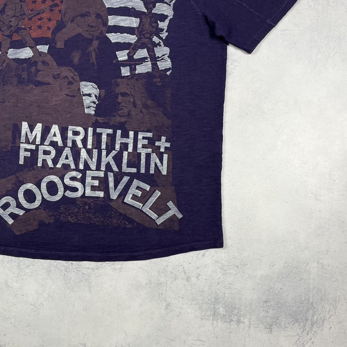 Marithe + Francois Girbaud Archive MFG x Franklin Roosevelt big logo T Shirt 00’s Size US M / EU 48-50 / 2 - 4 Thumbnail