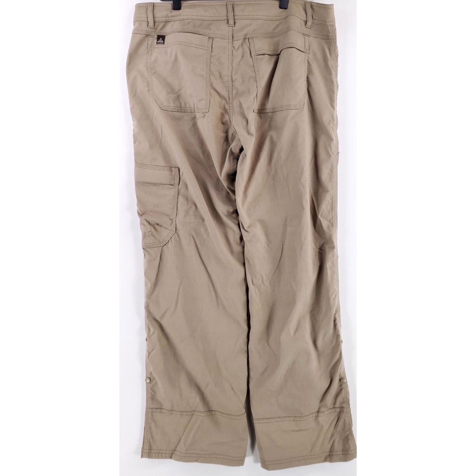 Prana Prana Zion Pants Zip Fly Belted Hiking Performance Mens L Brown 36 Inseam 29.5 Belted Hiking Mens Pants Size US 36 / EU 52 - 5 Thumbnail