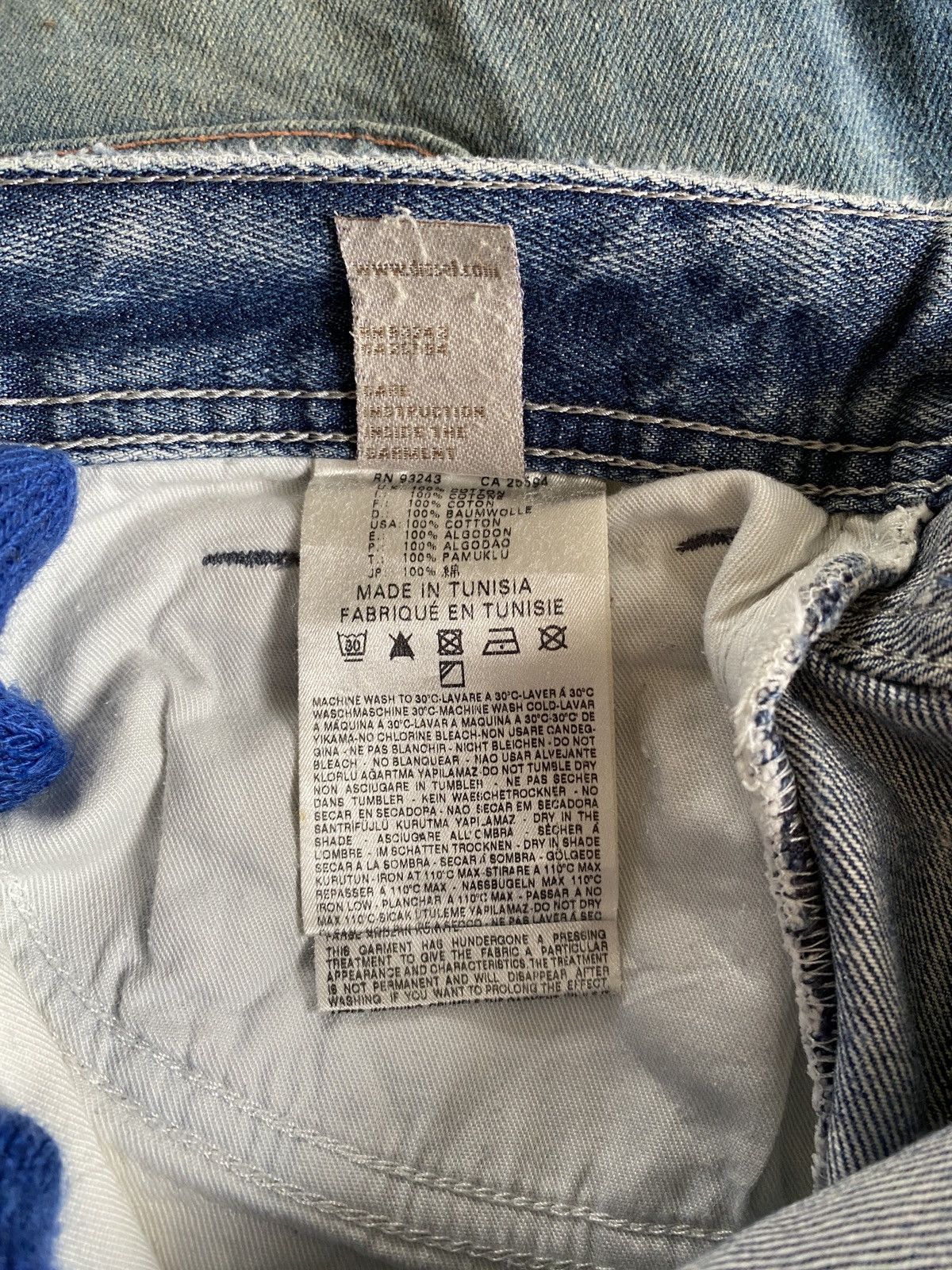 Diesel × Diesel Black Gold Diesel Mennit Distressed Denim Size US 32 / EU 48 - 20 Thumbnail