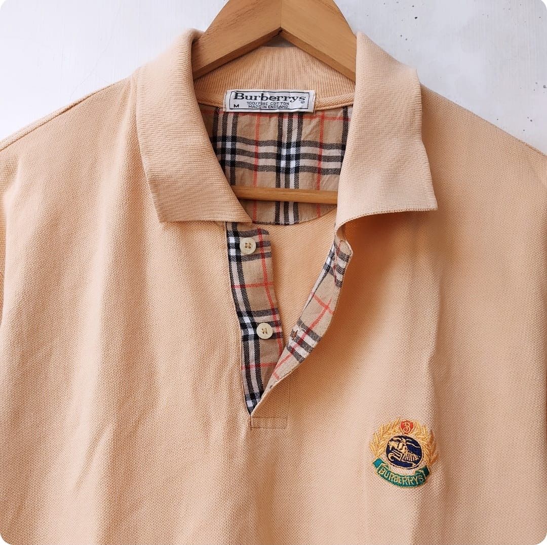 Burberry × Burberry Prorsum × Vintage Vintage 90s Burberrys Polo Shirt Size US M / EU 48-50 / 2 - 4 Thumbnail