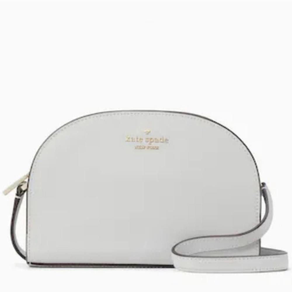 Kate Spade Kate Spade Perry Leather Crossbody Light Gray Stone Path Size ONE SIZE - 1 Thumbnail
