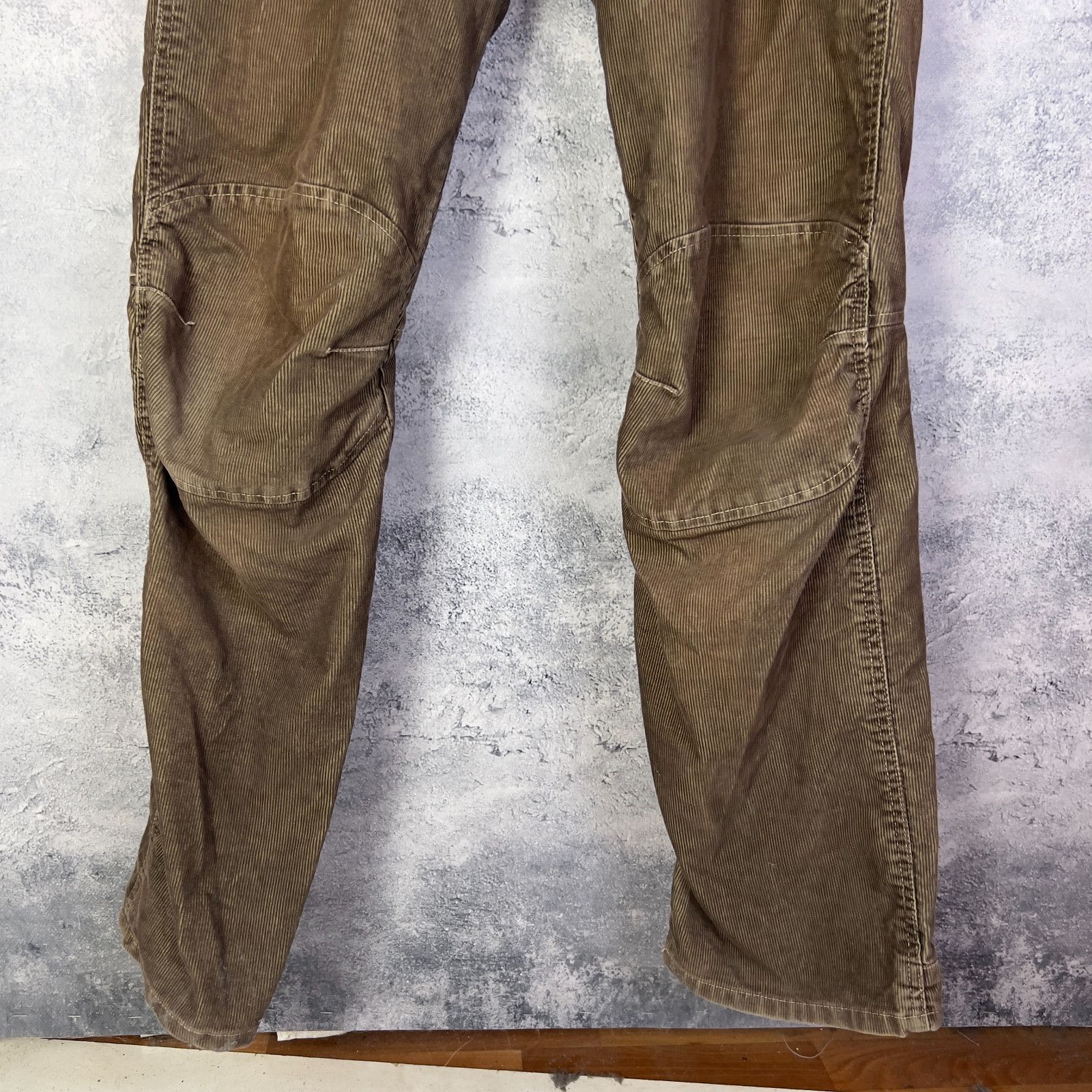 G-Star G-Star Double Knee Pants Corduroy Brown Men's Size 31 ` Size US 31 - 3 Thumbnail