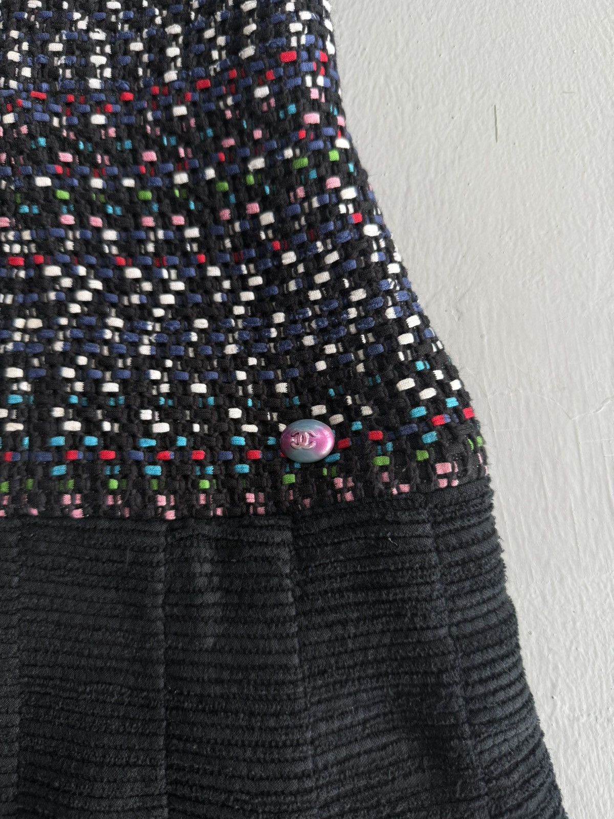 Chanel Chanel - 2017 Pleated Multicolor Tweed Dress Size M / US 6-8 / IT 42-44 - 4 Thumbnail