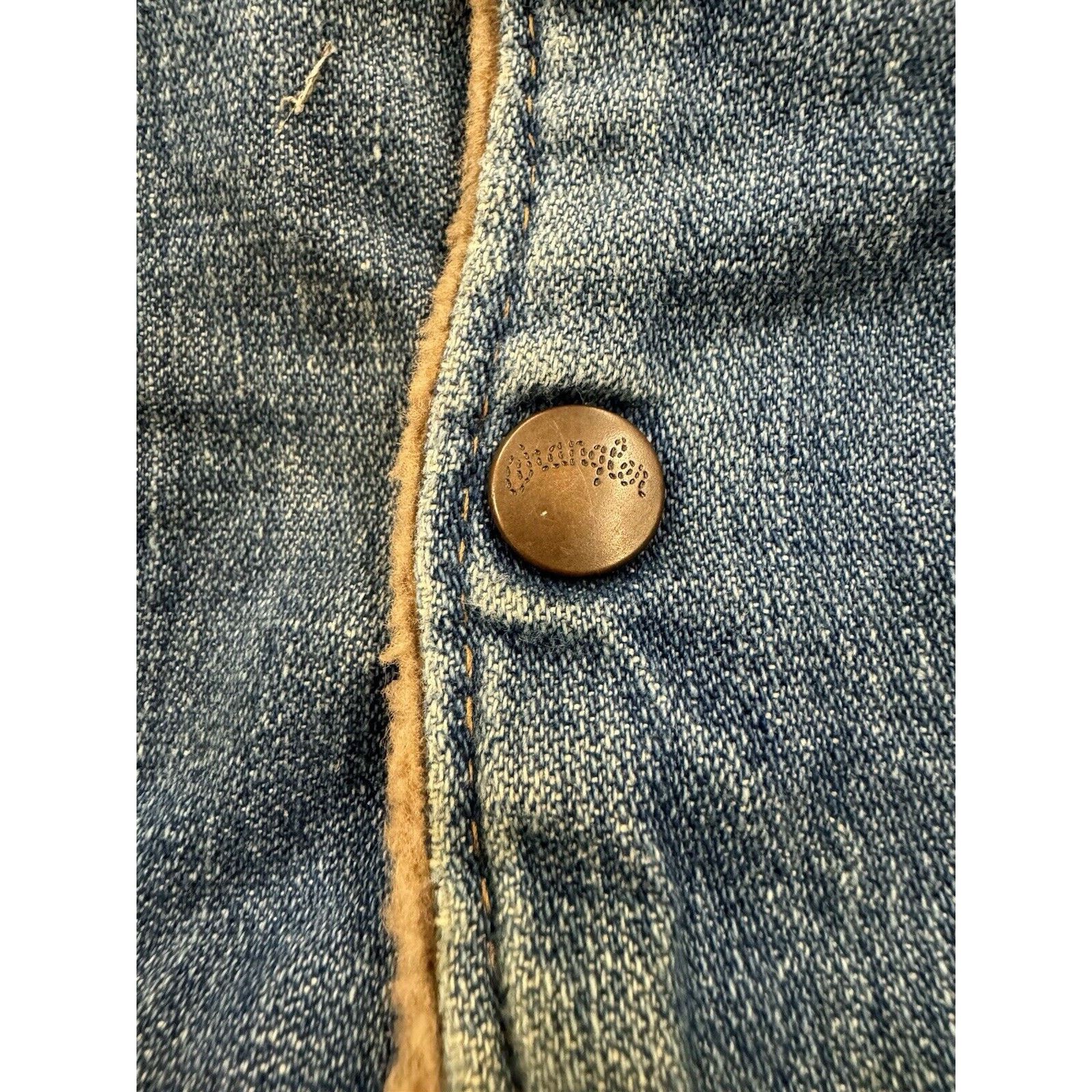 Wrangler True Vintage Faded 70s Wrangler Trucker USA Sherpa Lined Size US L / EU 52-54 / 3 - 11 Thumbnail