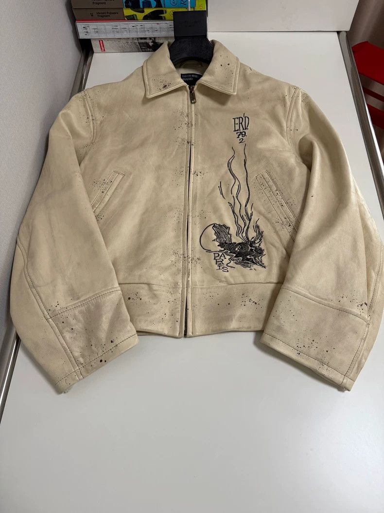 Enfants Riches Deprimes enfants riches deprimes24 SS leather white mystery man leat Size US L / EU 52-54 / 3 - 1 Thumbnail