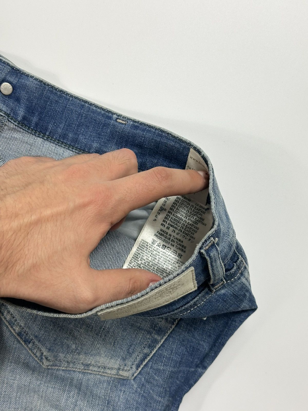 Diesel Diesel Blue Faded Jeans W30L32 Slim Size US 30 / EU 46 - 15 Thumbnail