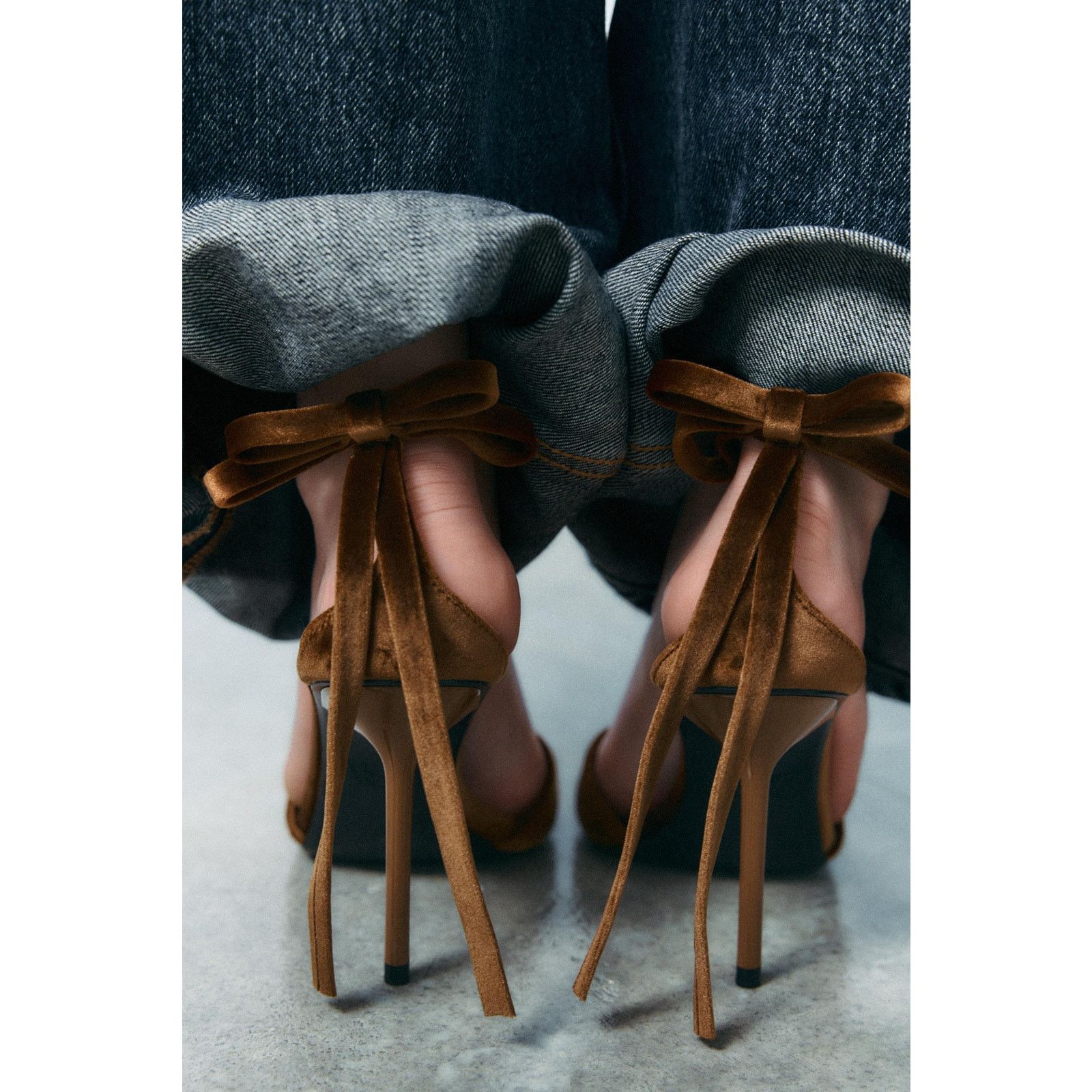 Zara ZARA High Heels with Bow NWT Size US 10 / IT 40 - 4 Thumbnail