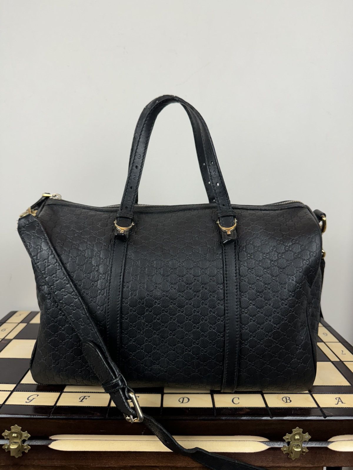 Gucci Leather bag Gucci Guccissima GG original luxury item Size ONE SIZE - 1 Thumbnail