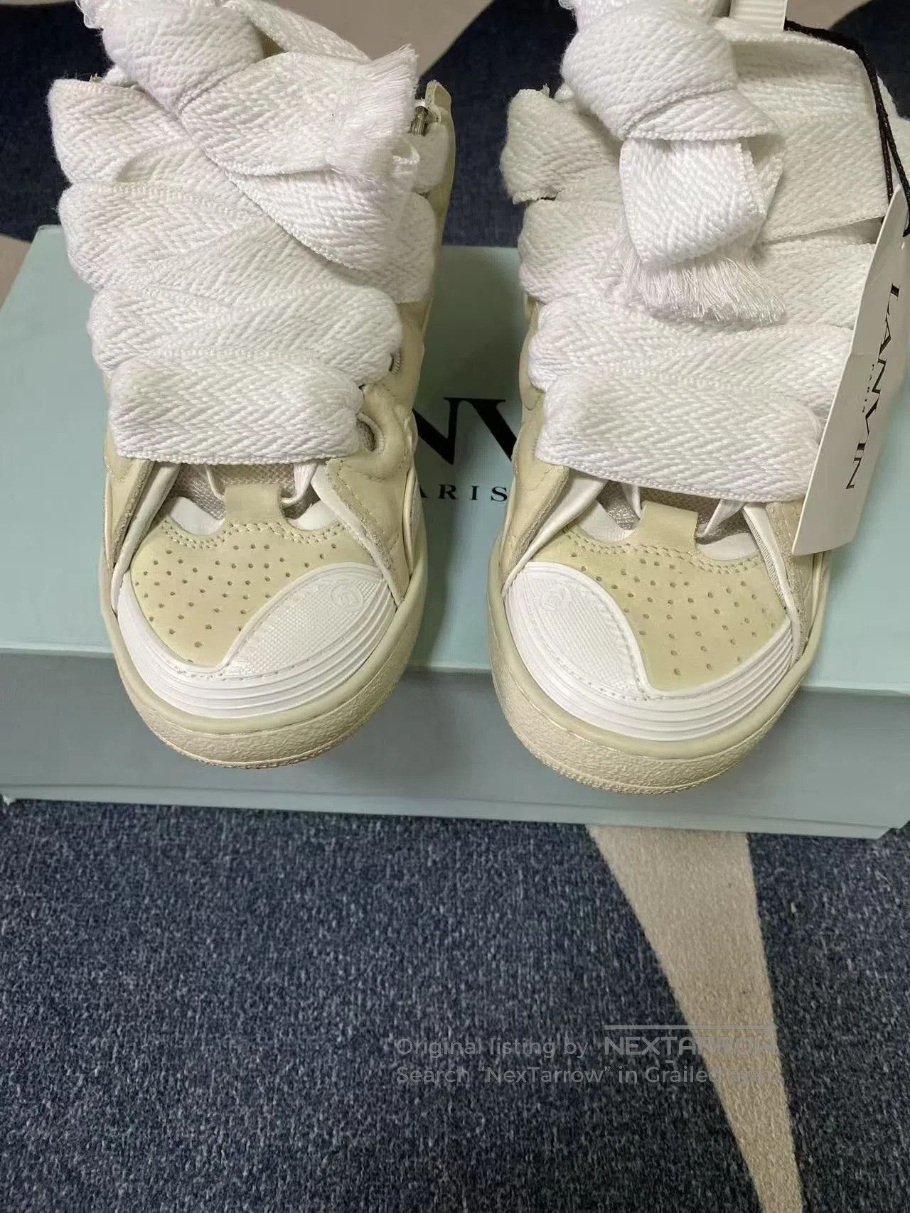 Lanvin Lanvin White Bread Shoes. Size US 5 / IT 35 - 2 Thumbnail