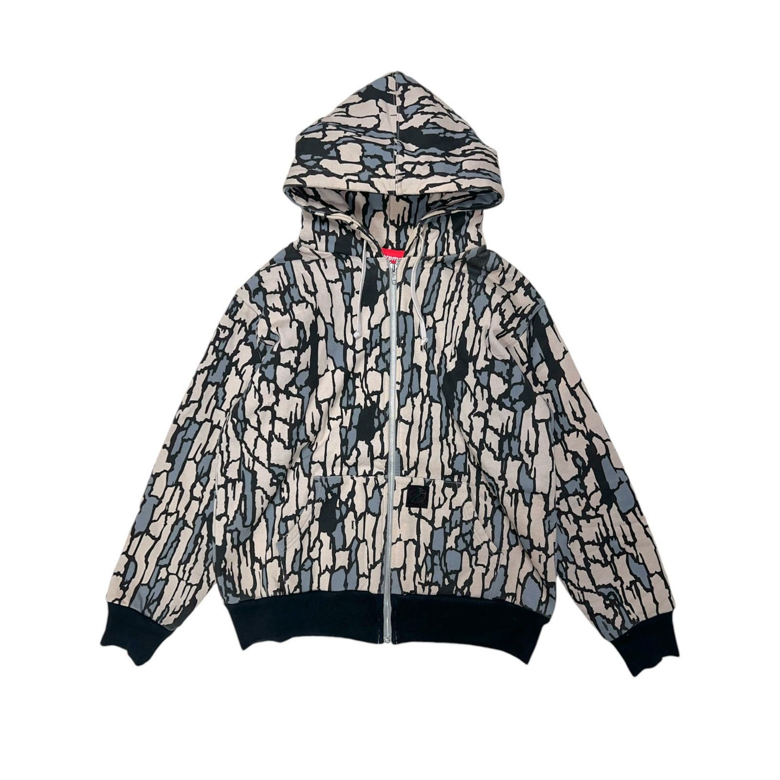 Supreme Supreme FW05 Cold World Tree Bark Thermal Zip Up Hoodie | Grailed