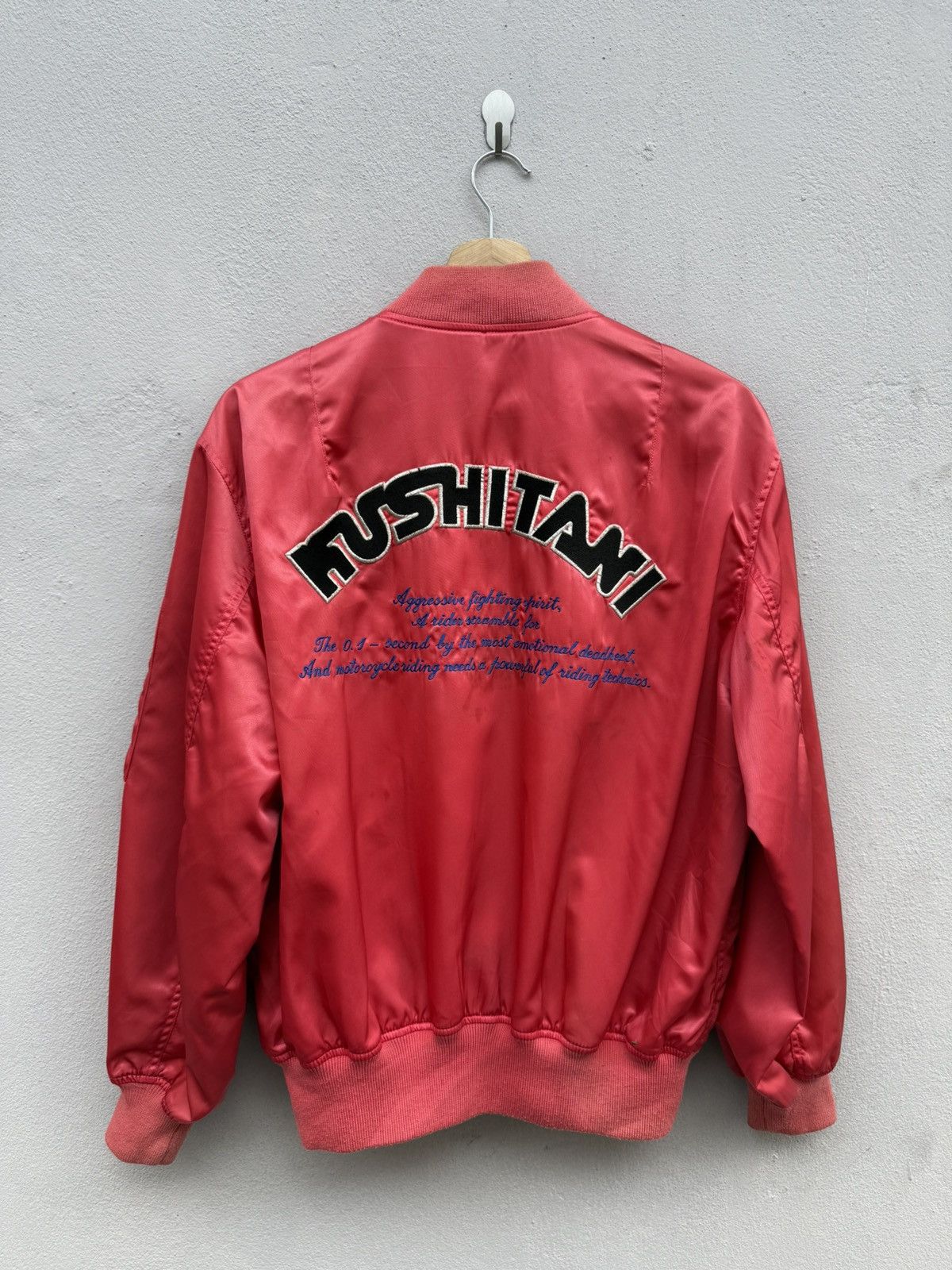 80s KUSHITANI Racing Club 1.2 Reversible Bomber Jacket