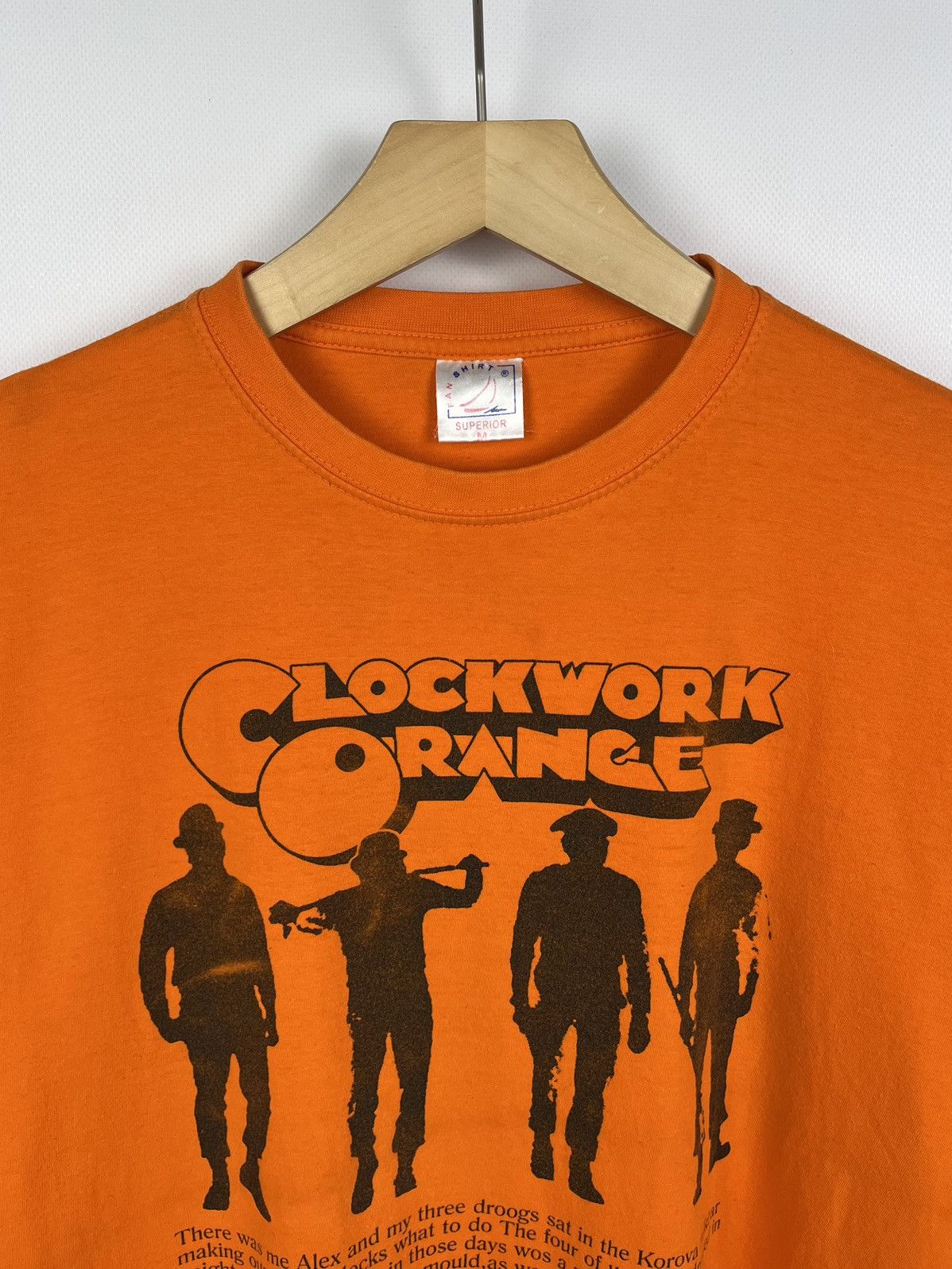 Vintage Vintage Clockwork Orange Stanley Kubrick Movie T Shirt 90’s Size US M / EU 48-50 / 2 - 6 Thumbnail