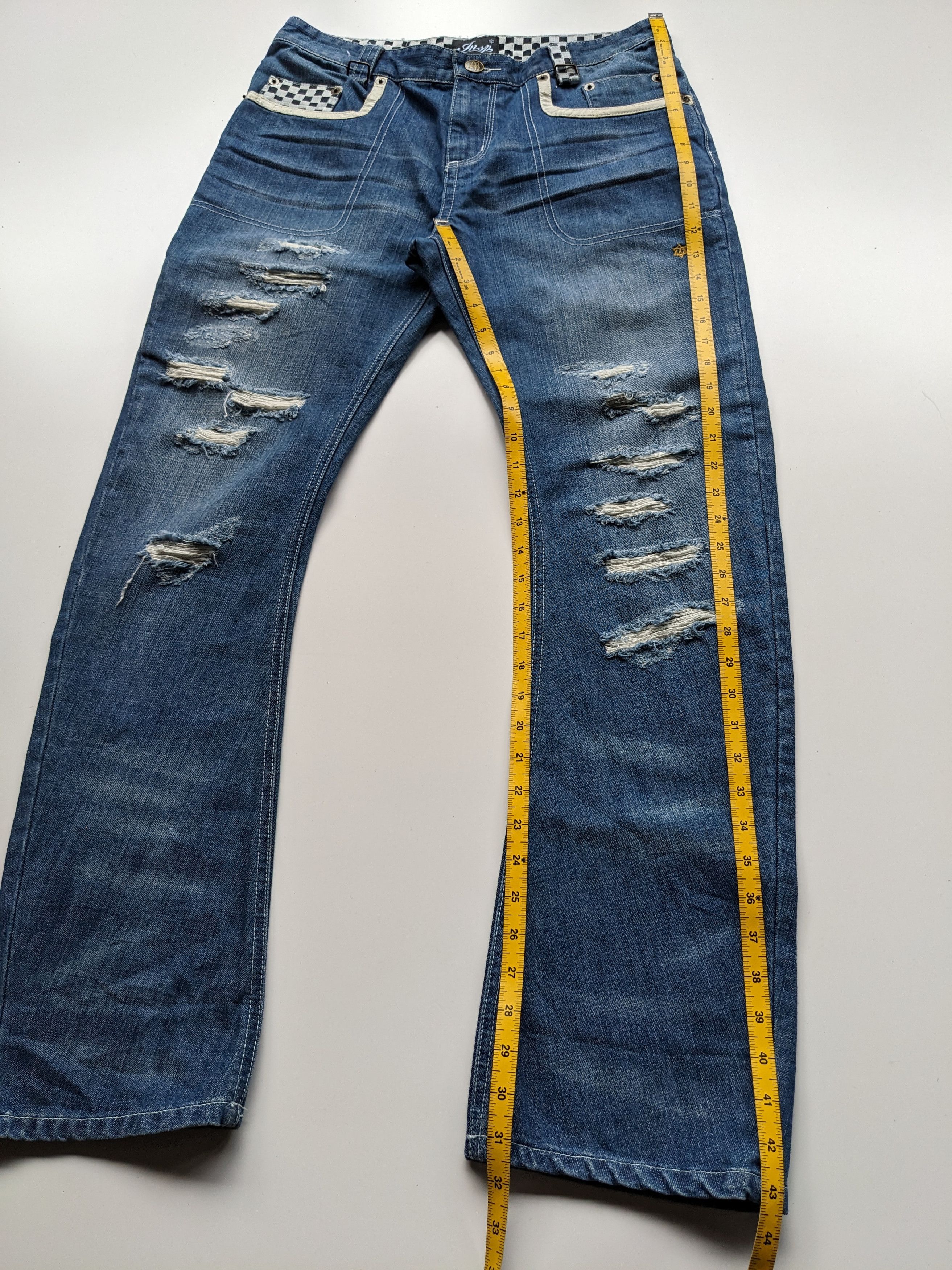 Japanese Brand × Jean × Le Grande Bleu (L.G.B.) Inspiration curve leg jeans Size US 33 - 15 Thumbnail