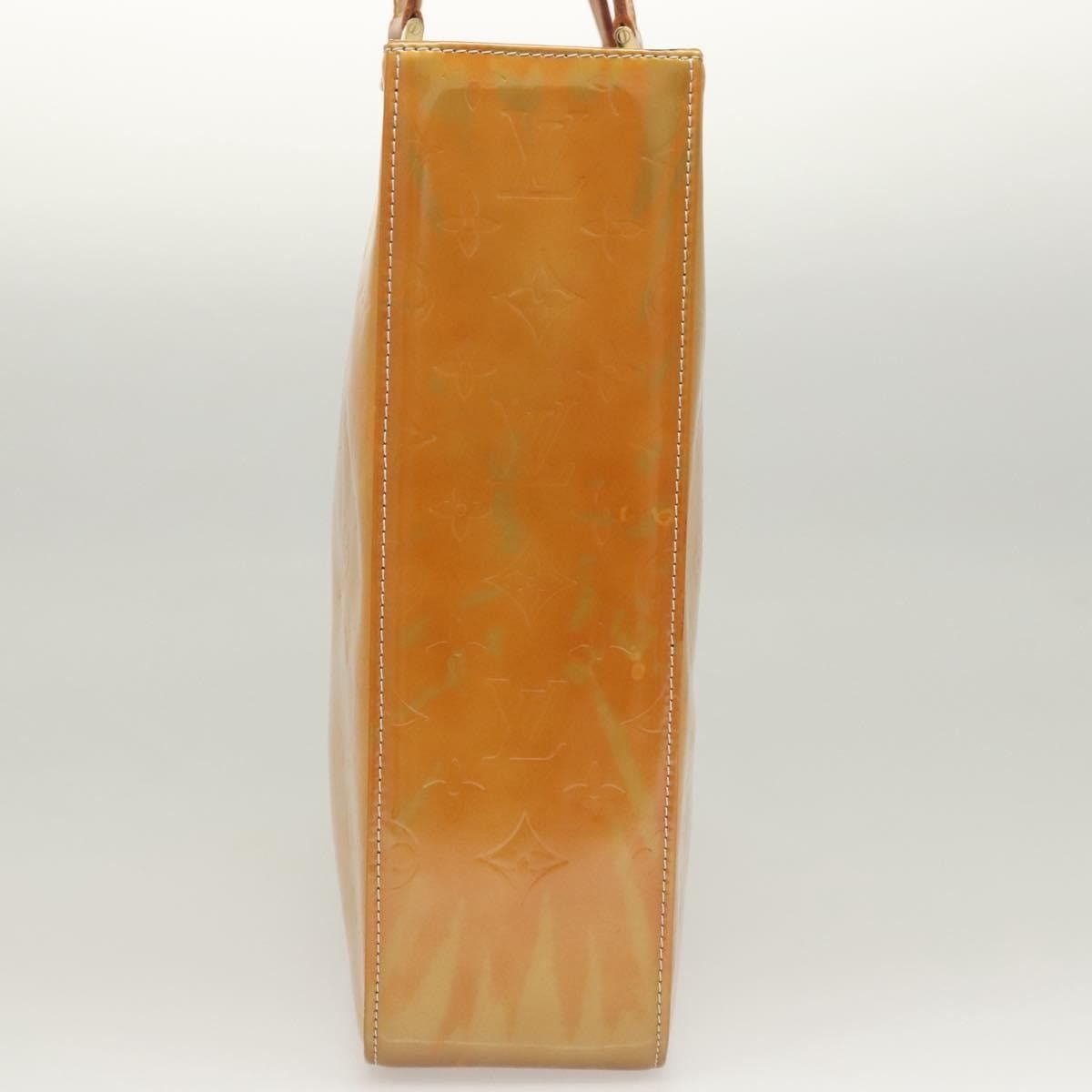 Louis Vuitton LOUIS VUITTON Monogram Vernis Columbus Tote Bag Gris M91028 Size ONE SIZE - 4 Thumbnail
