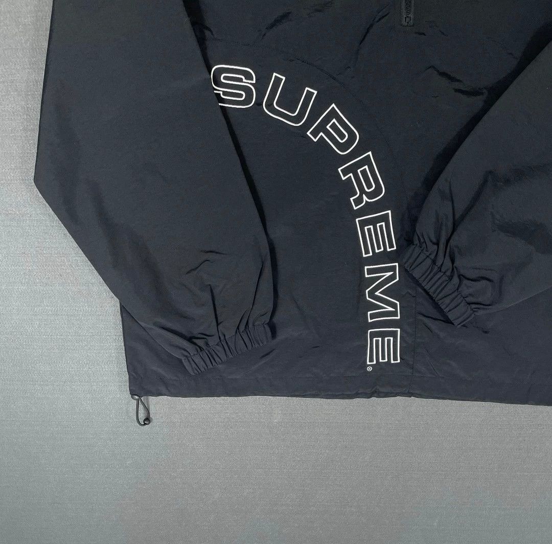 Supreme Supreme 18SS Half-Zip Logo Jacket Black L (Unworn) Size US L / EU 52-54 / 3 - 3 Thumbnail